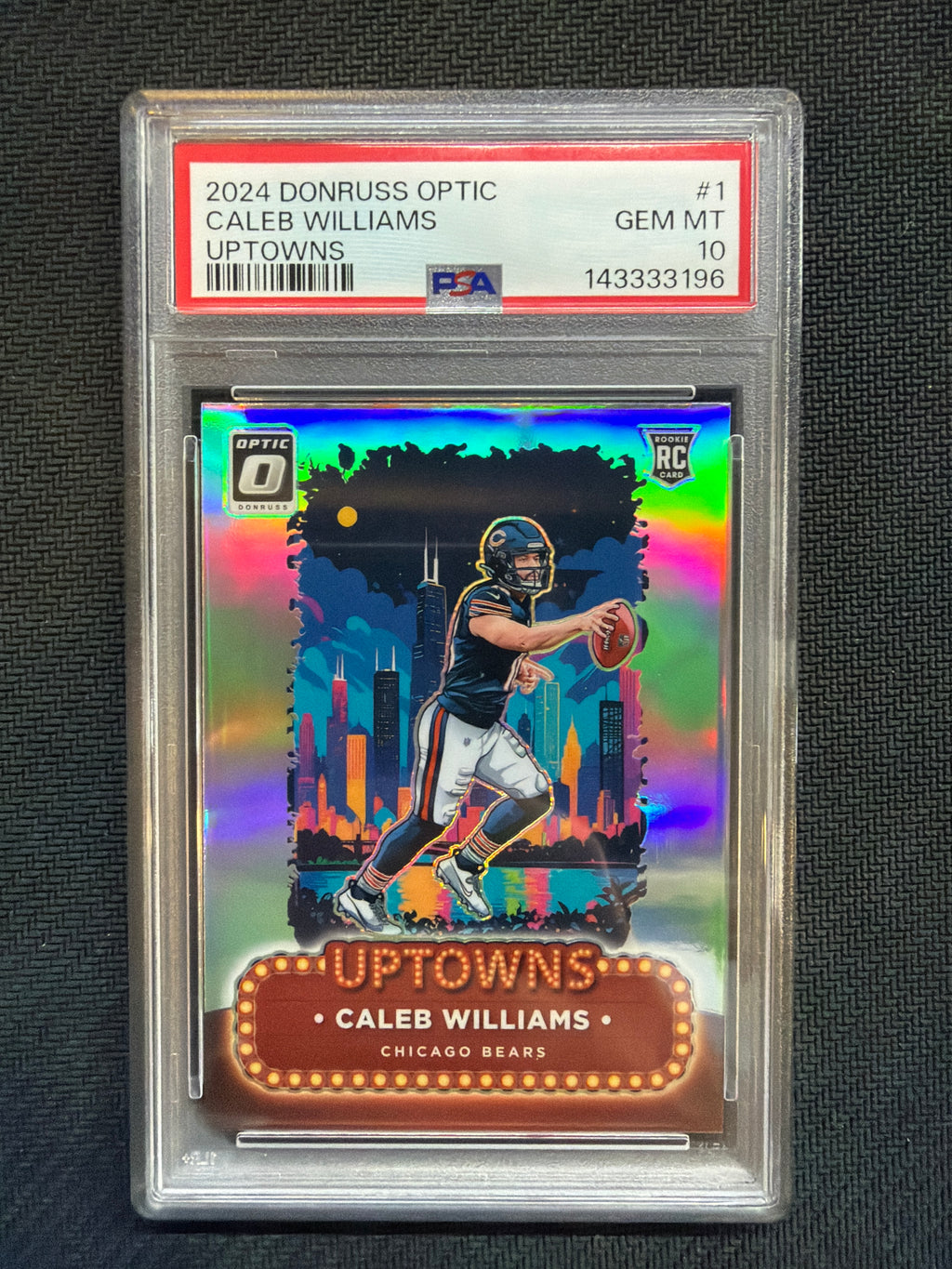 2024 Donruss Optic Caleb Williams Uptown PSA 10