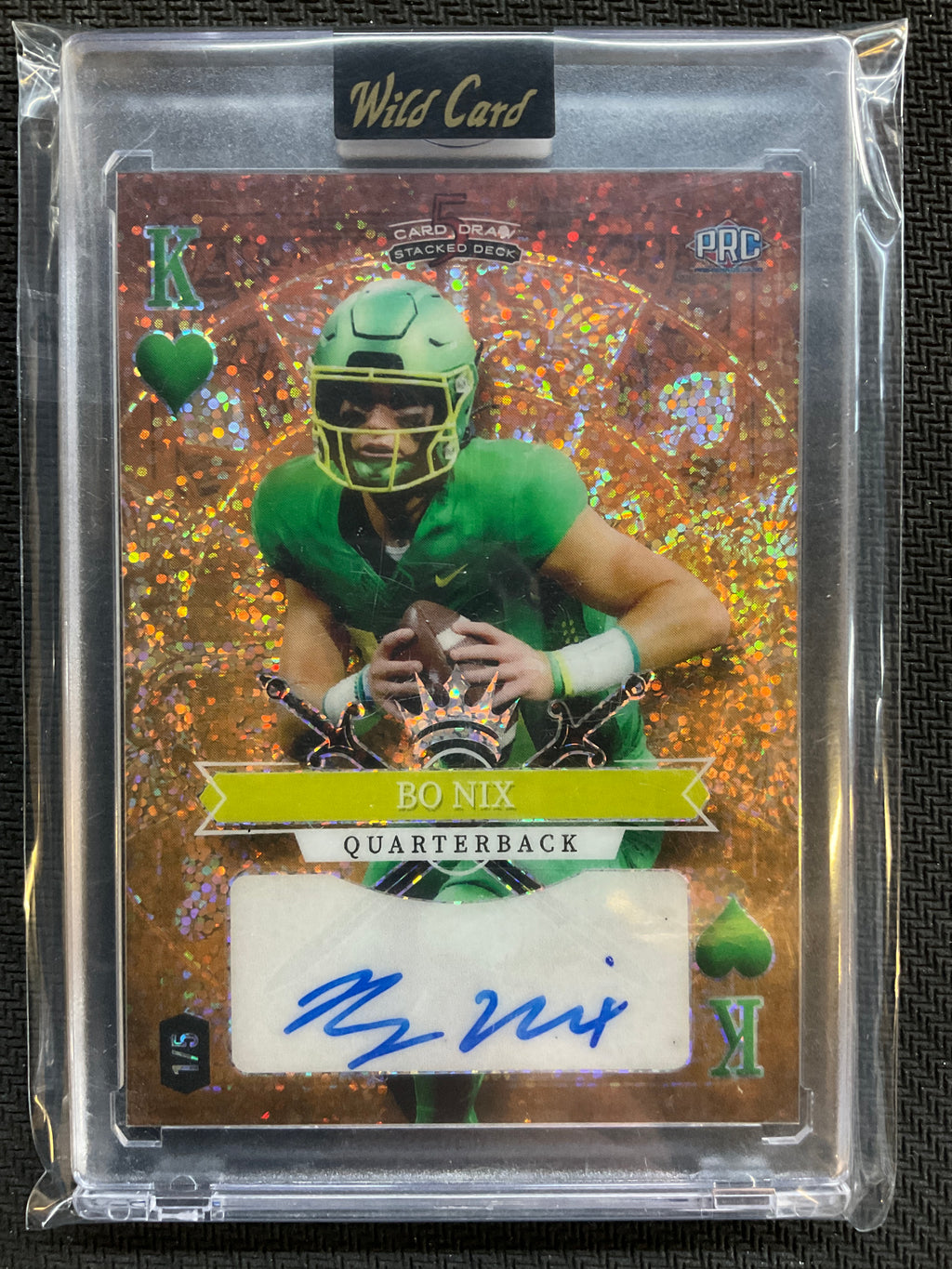 2023 Wildcard 5 Card Draw Bo Nix Auto /5 Oregon