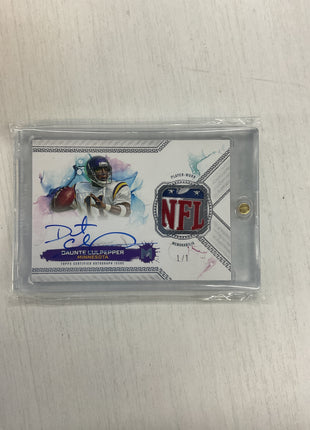 2024 motif Dante Culpepper 1/1 Shield Patch Auto