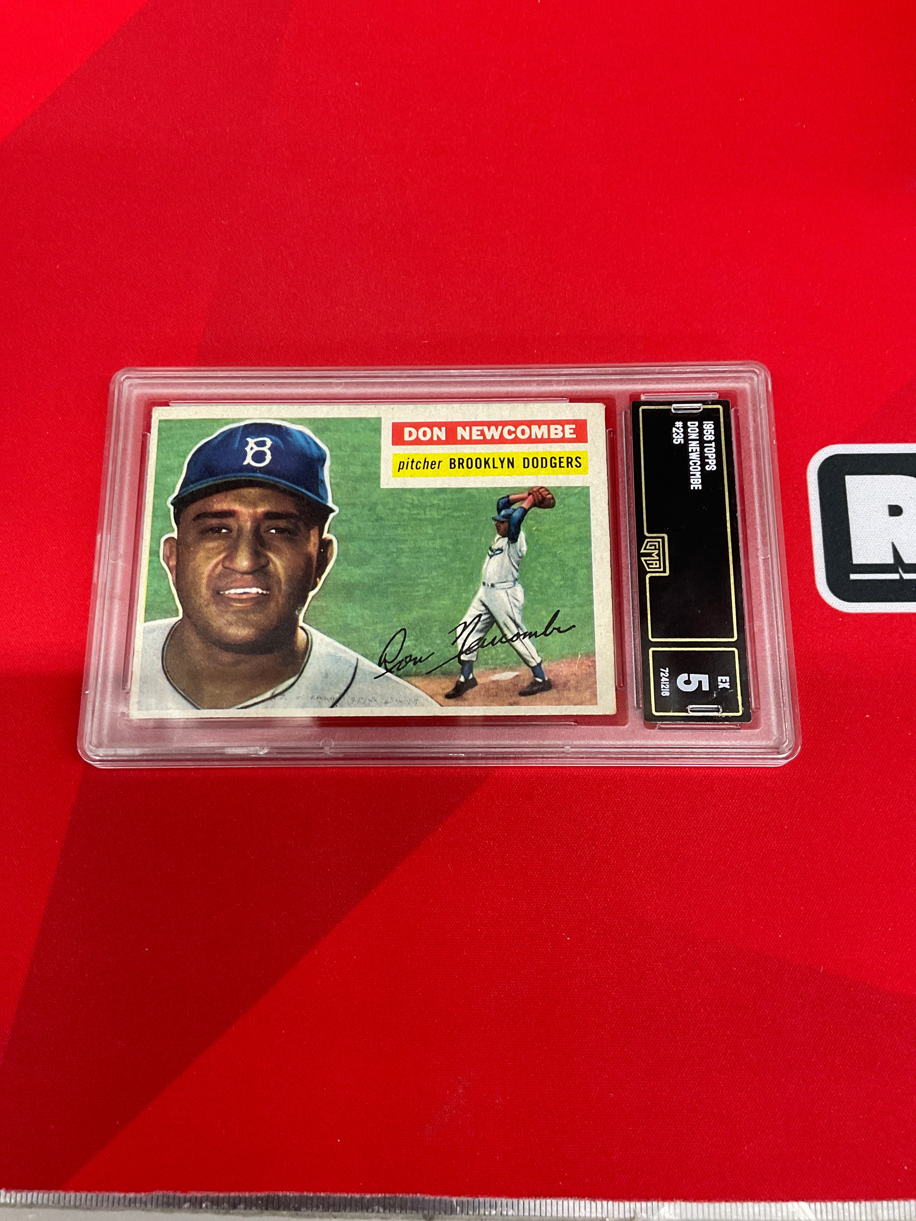 1956 Topps Don Newcombe #235 GMA 5