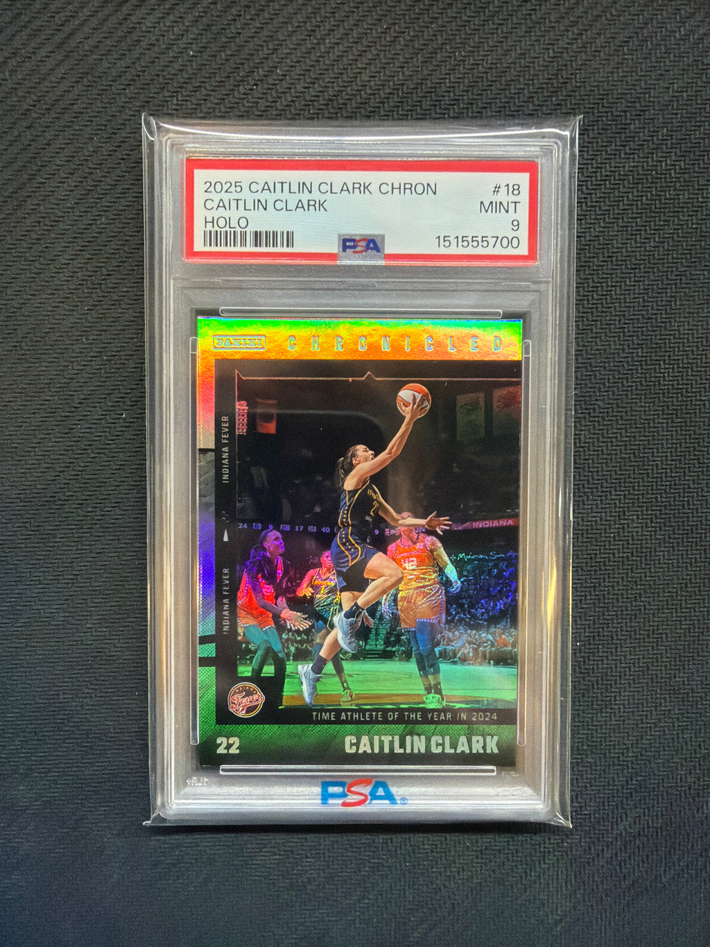 2025 Caitlin Clark Chronicled Caitlin Clark Holo PSA 9 700