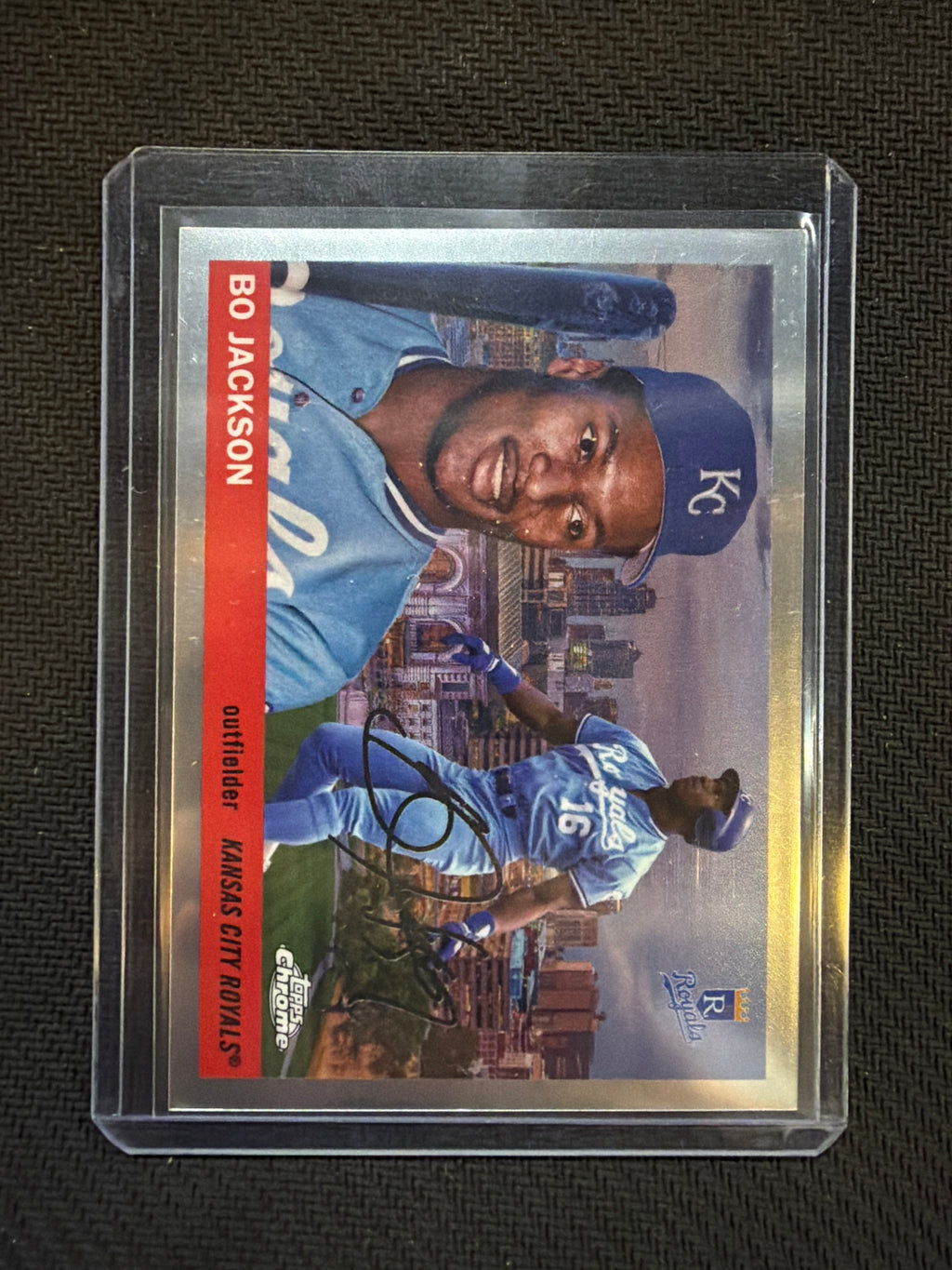 2025 Topps Chrome Platinum Bo Jackson City Variation
