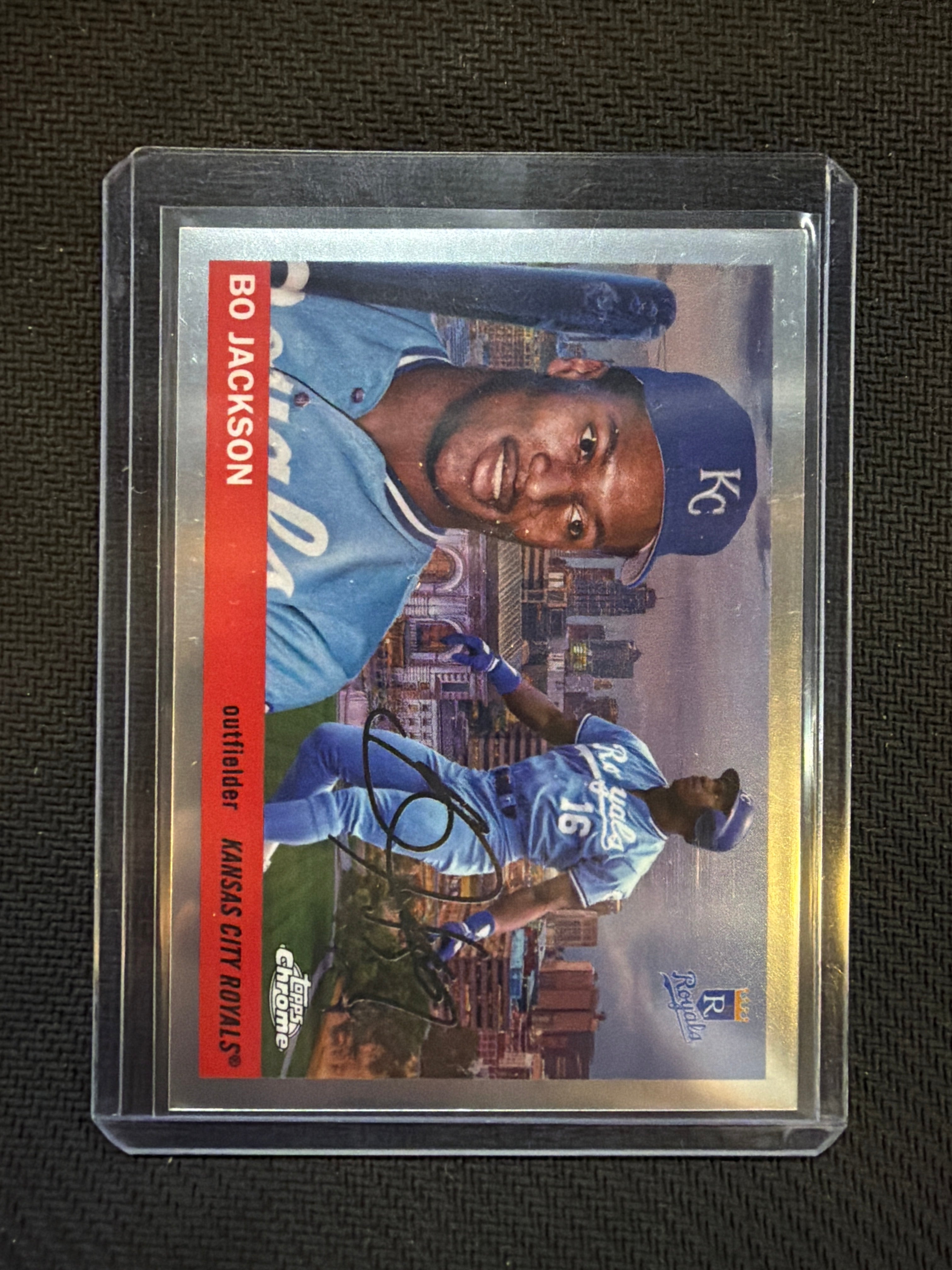 2025 Topps Chrome Platinum Bo Jackson City Variation