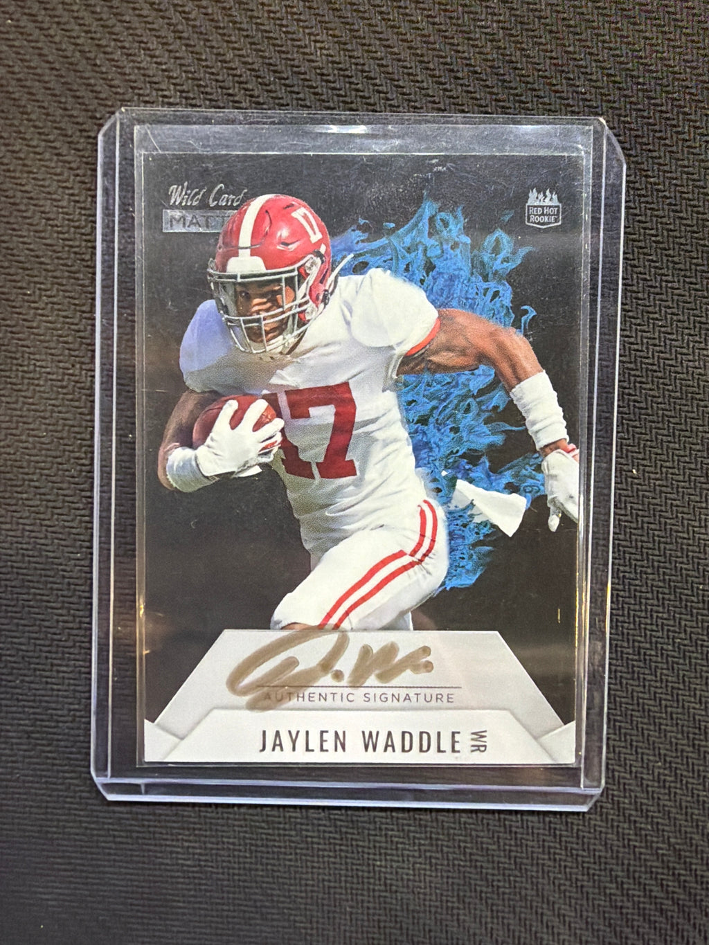 2021 Wild Card Matte Jaylen Waddle Rookie Auto Alabama
