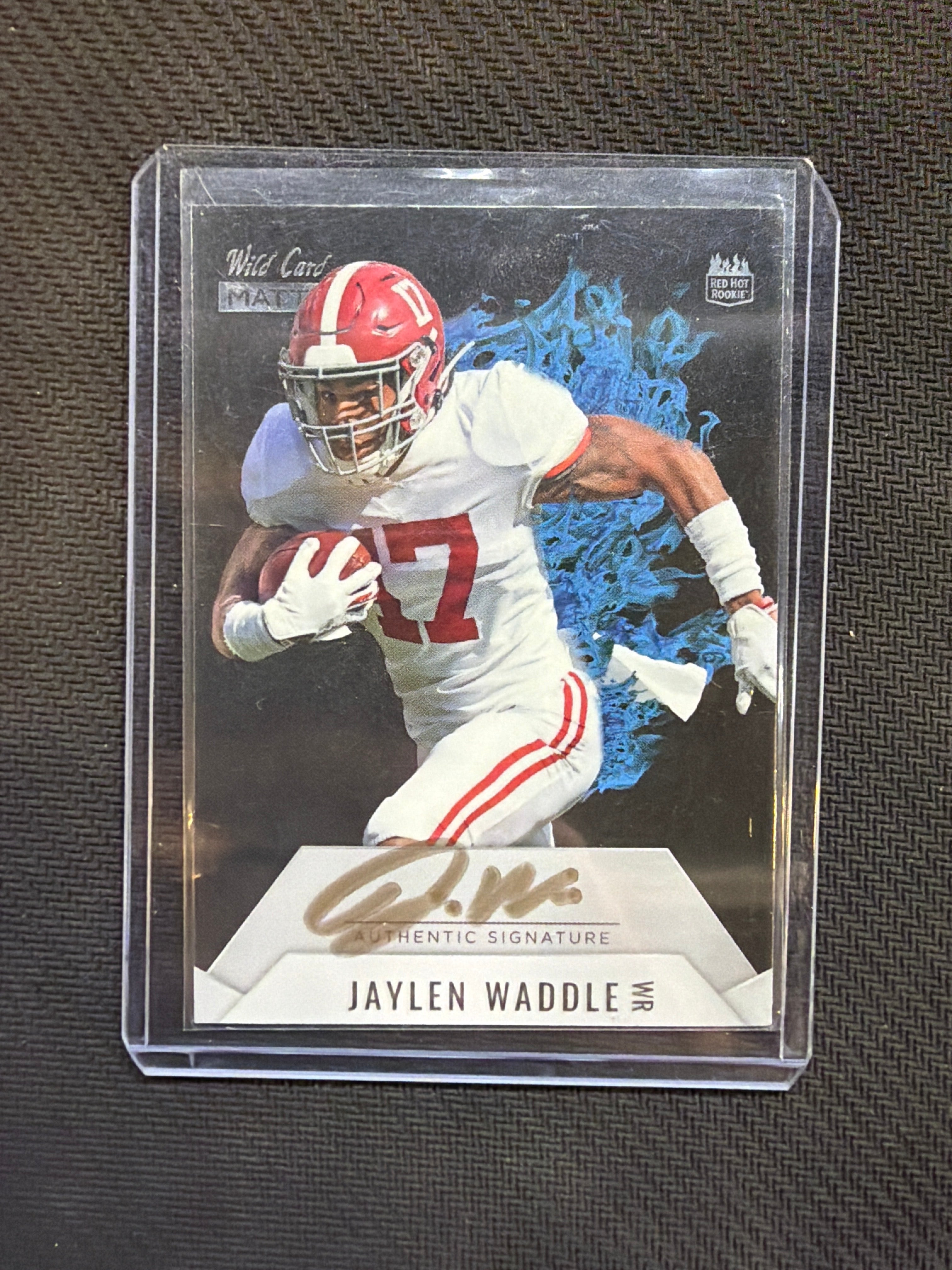 2021 Wild Card Matte Jaylen Waddle Rookie Auto Alabama