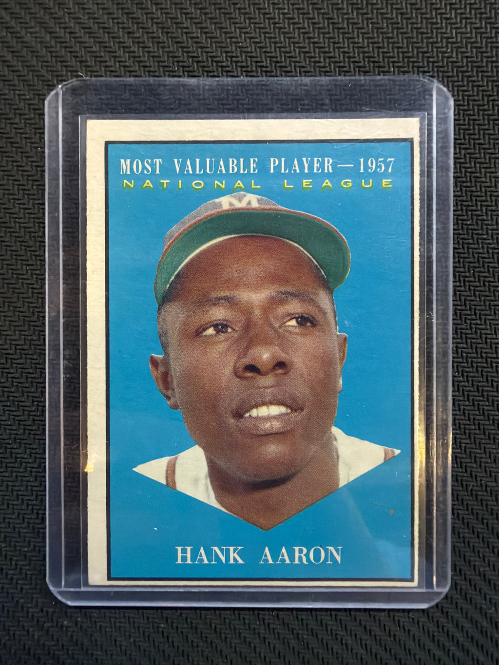 1961 Topps Hank Aaron MVP #484 Braves