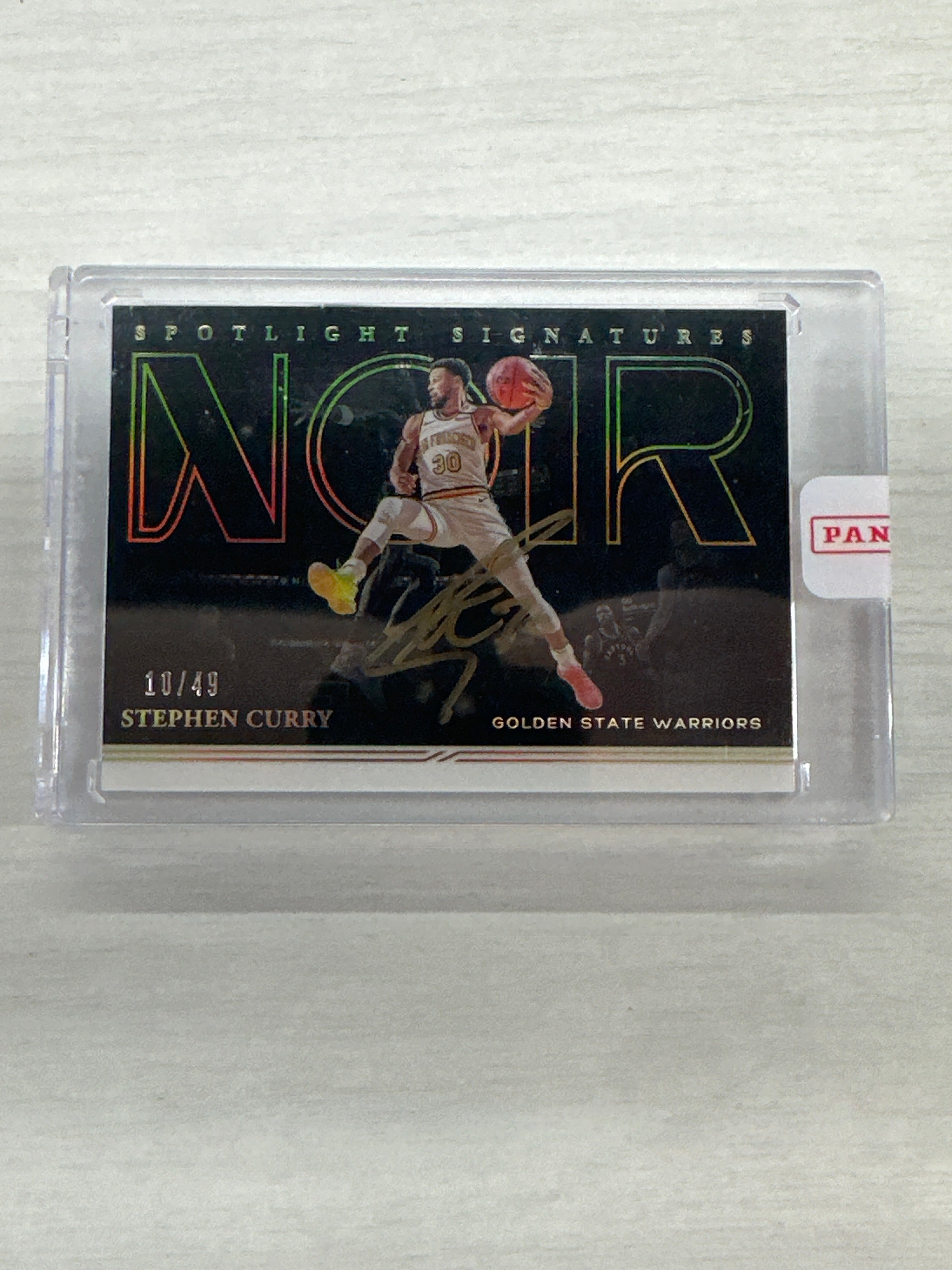 2020 Noir Stephen Curry Spotlight Auto /49