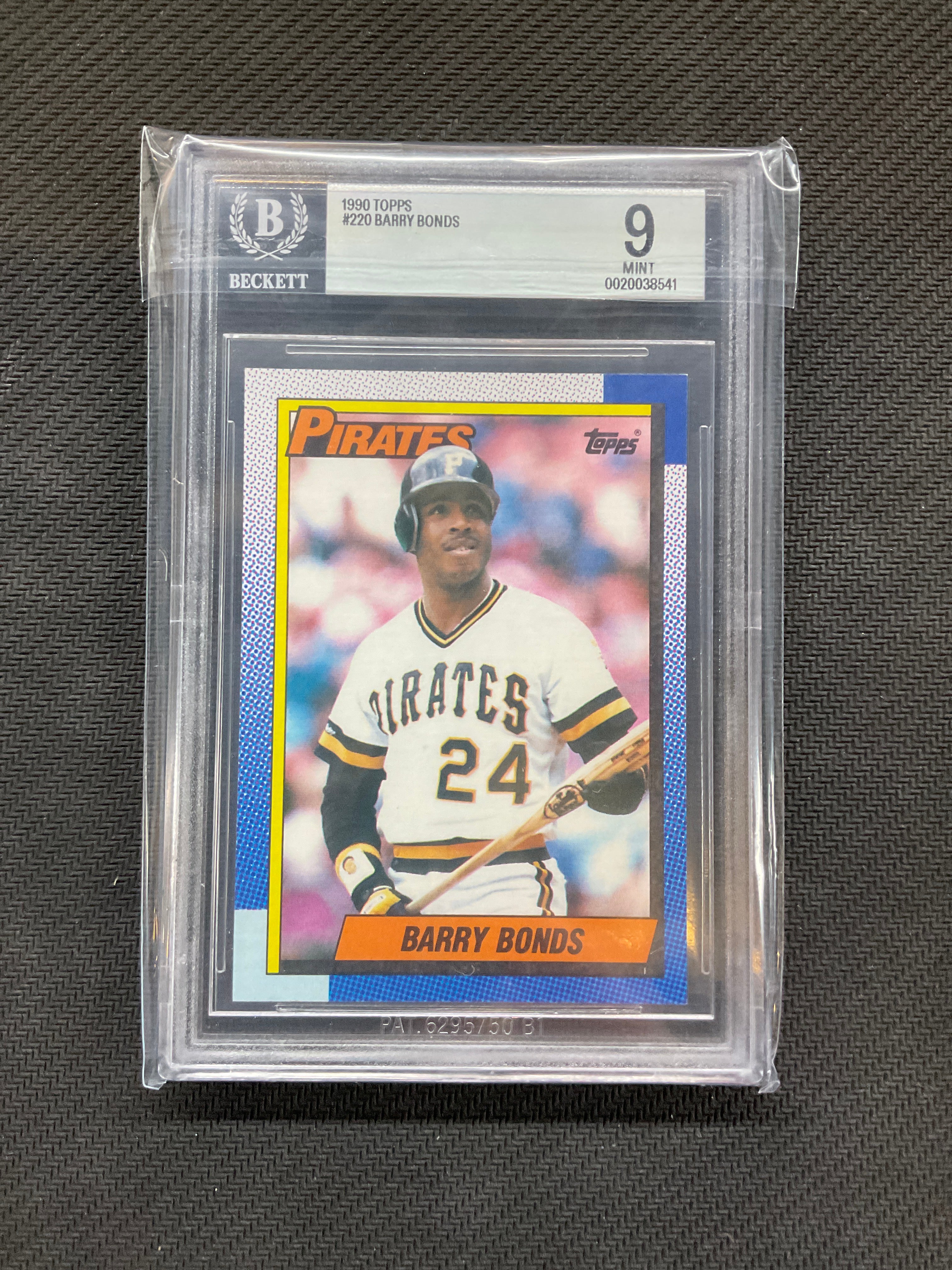 1990 Topps Barry Bonds BGS 9