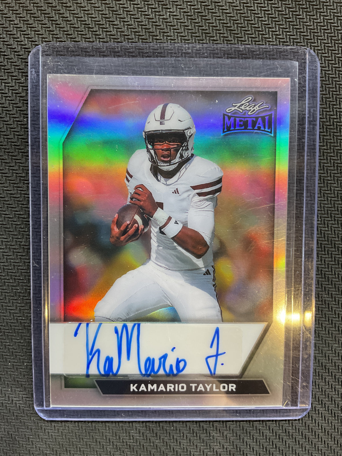 2026 Leaf Metal Football Kamario Taylor Auto /12 Mississippi State