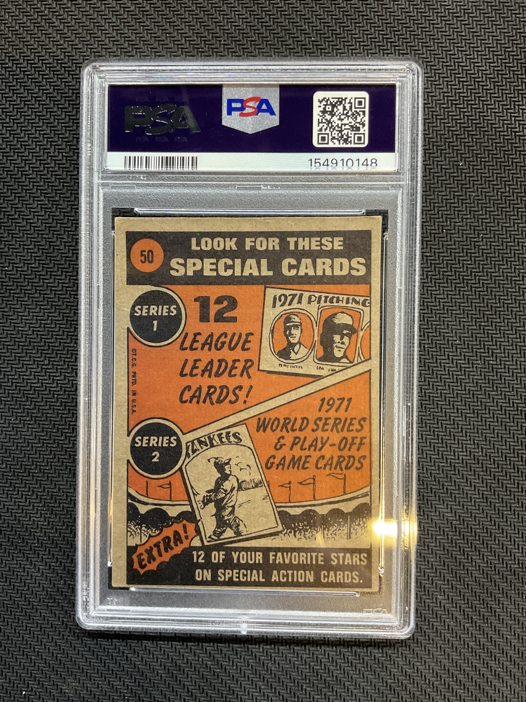 1972 Topps Willie Mays In Action #50 PSA 3 Giants 148