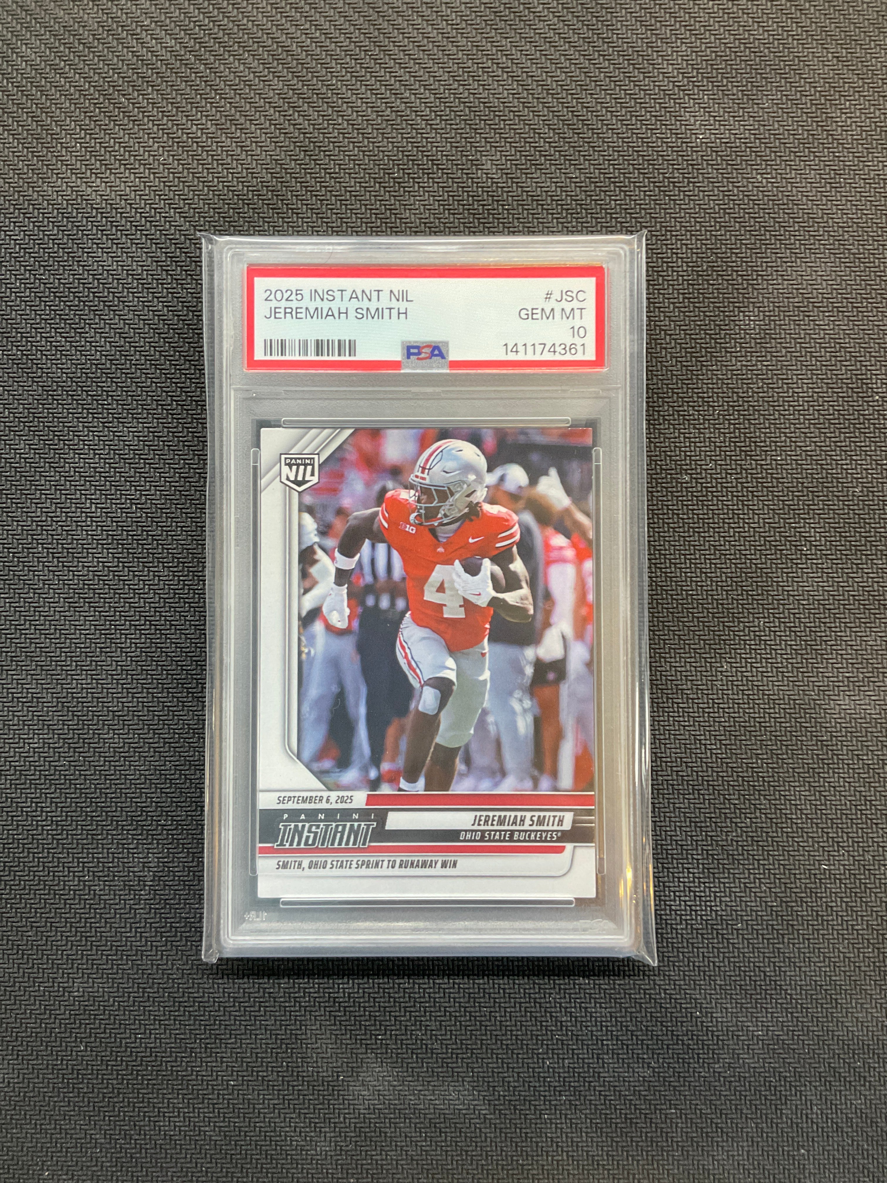 2025 Panini Instant Jeremiah Smith #JSC Rookie PSA 10 361