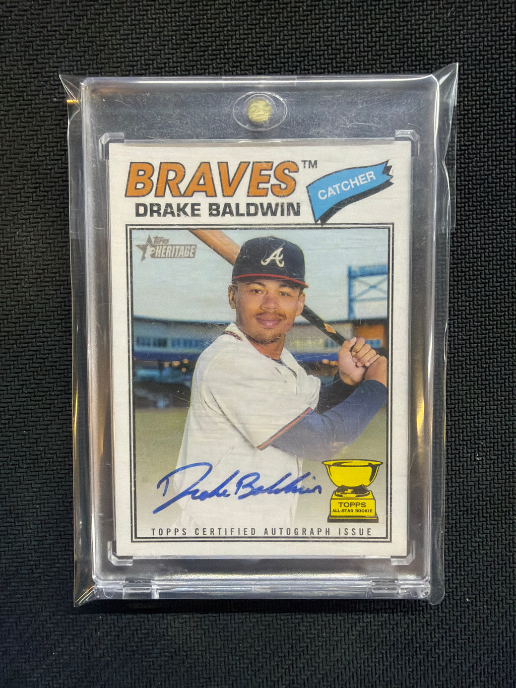 2026 Topps Heritage Drake Baldwin Real One Auto Braves