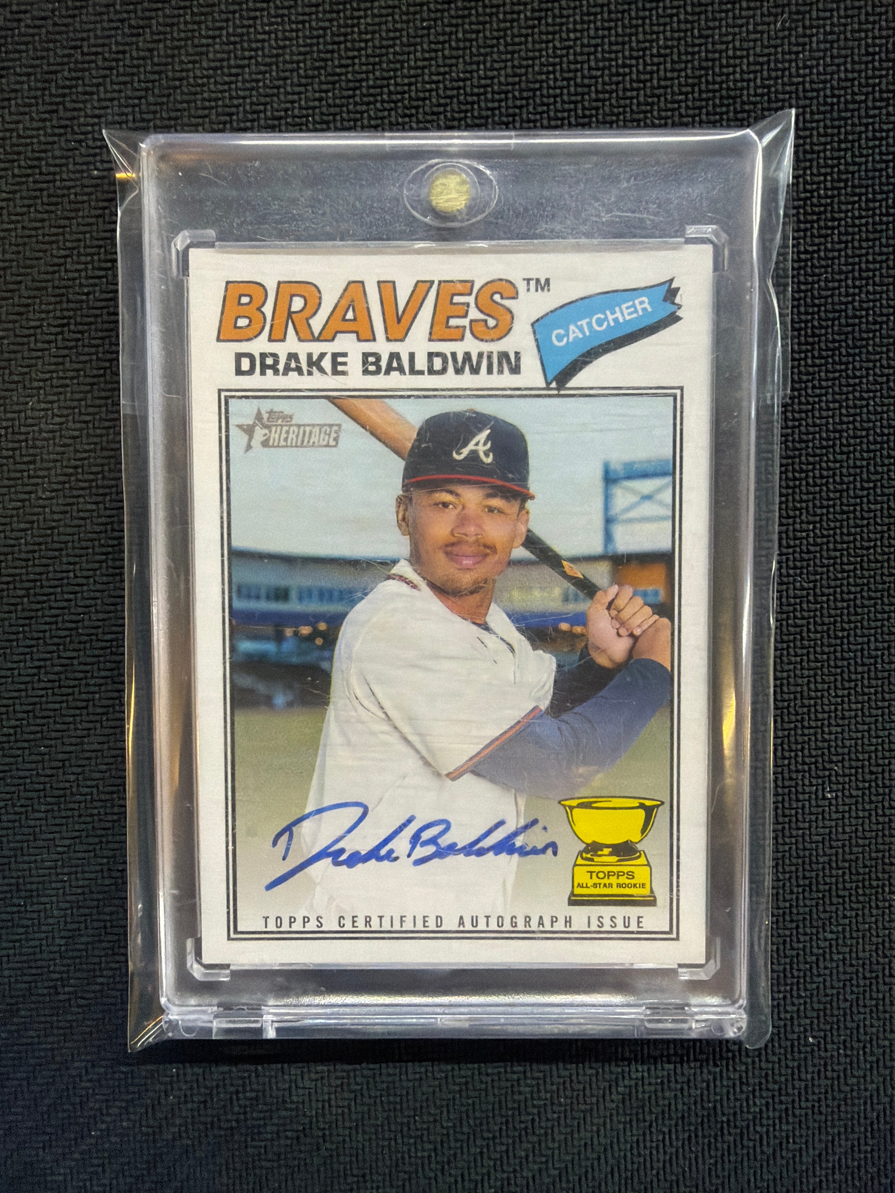 2026 Topps Heritage Drake Baldwin Real One Auto Braves