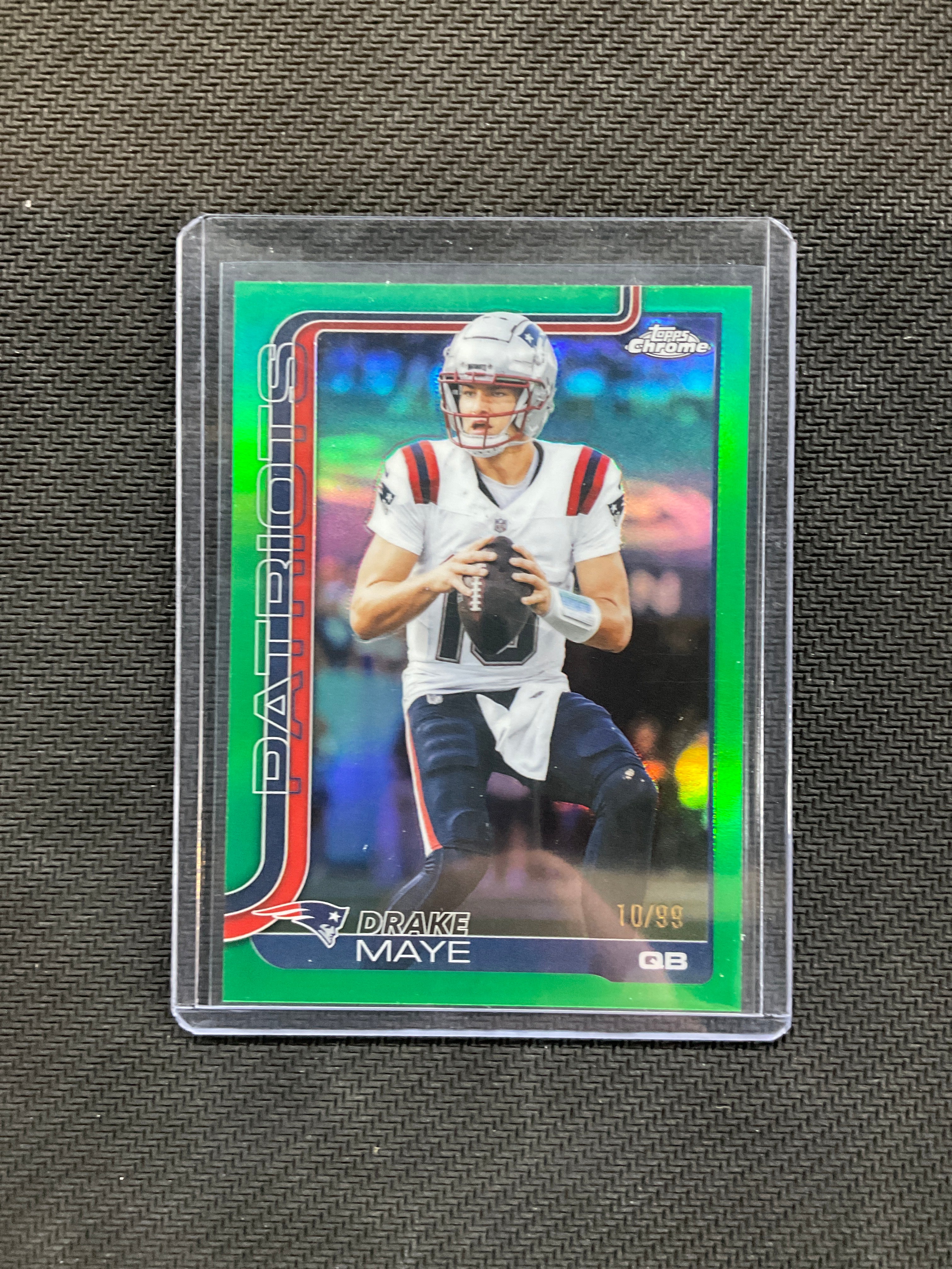 2025 Topps Chrome Drake Maye #207 Green /99