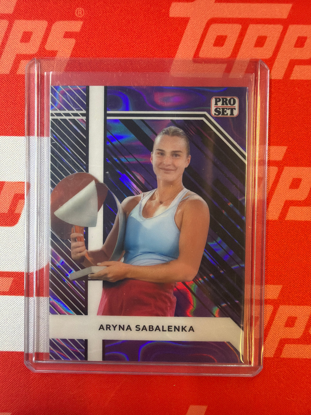 2024 Leaf Pro Set Aryna Sabalenka Purple 1/1 Tennis