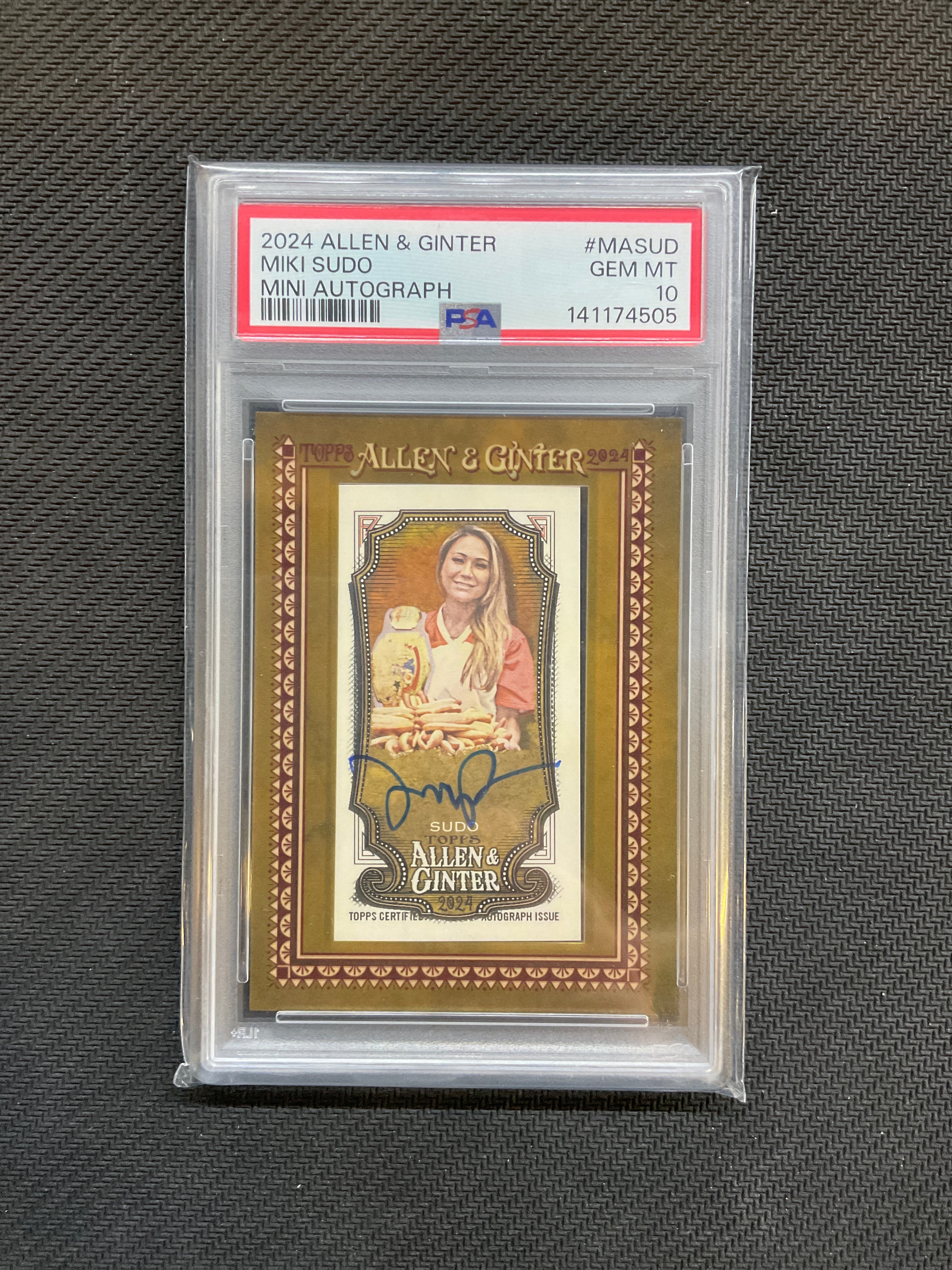2024 Topps Allen & Ginter Miki Sudo Mini Auto PSA 10