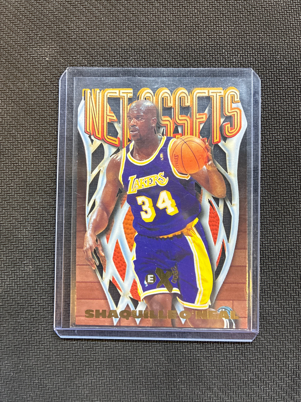 1996 Skybox EX-2000 Shaquille O'Neal Net Assets #13 Lakers