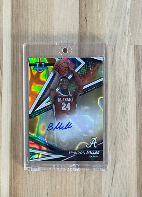 2023 Bowman's Best Brandon Miller Gold Lava Auto /75