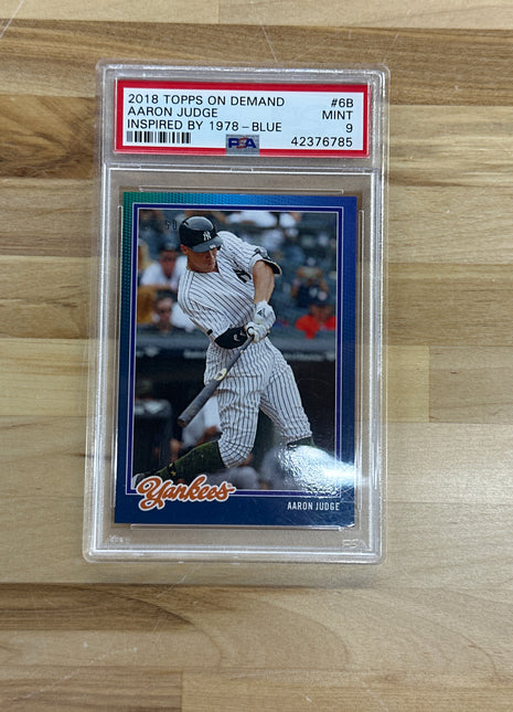 2018 Topps Demand Aaron Judge /50 PSA 9 Yankees