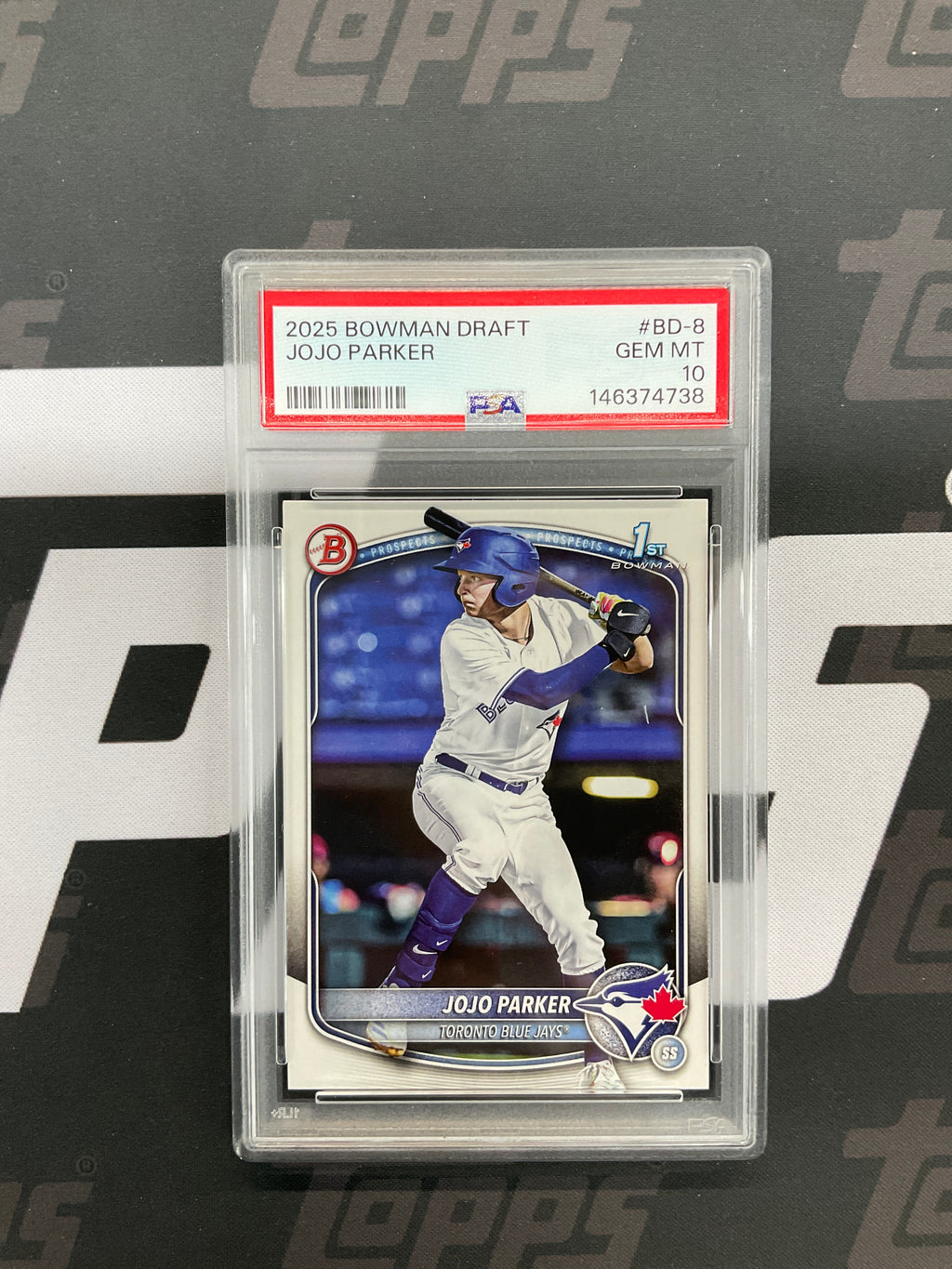 2025 Bowman Draft Jojo Parker Rookie 1st PSA 10 Jays