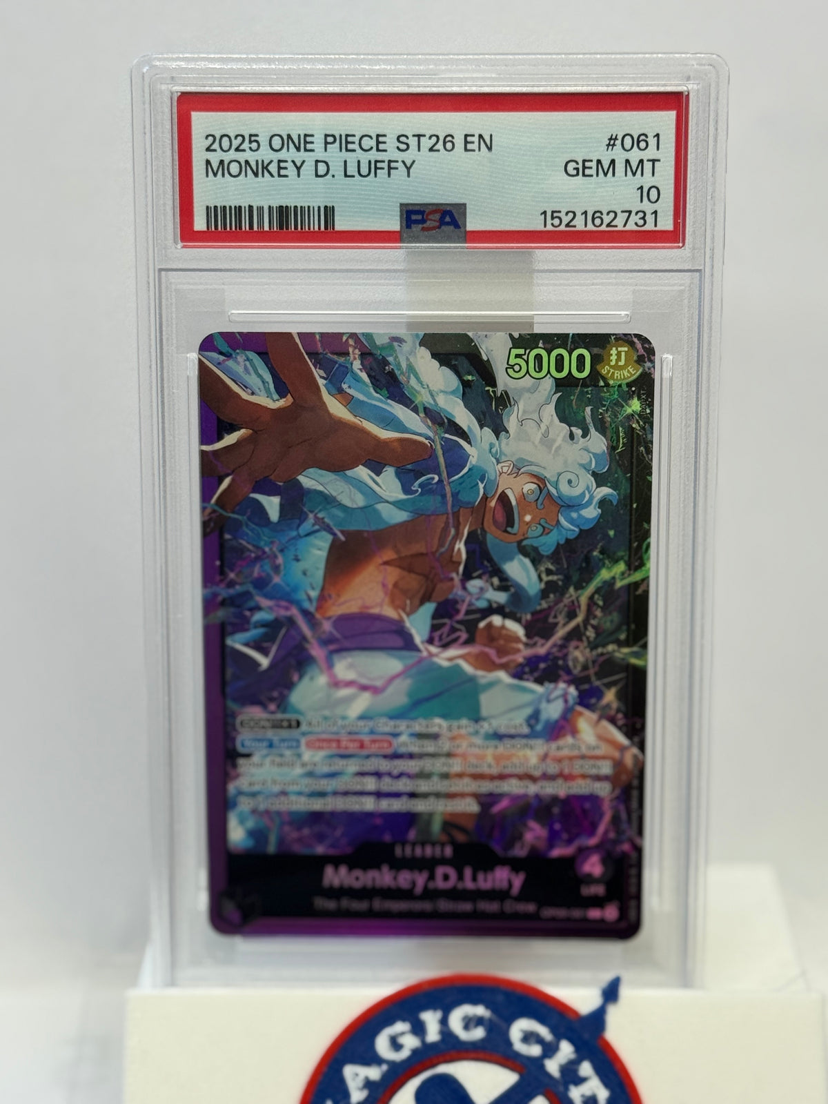 2025 One Piece ST26 Monkey D Luffy 061 PSA 10