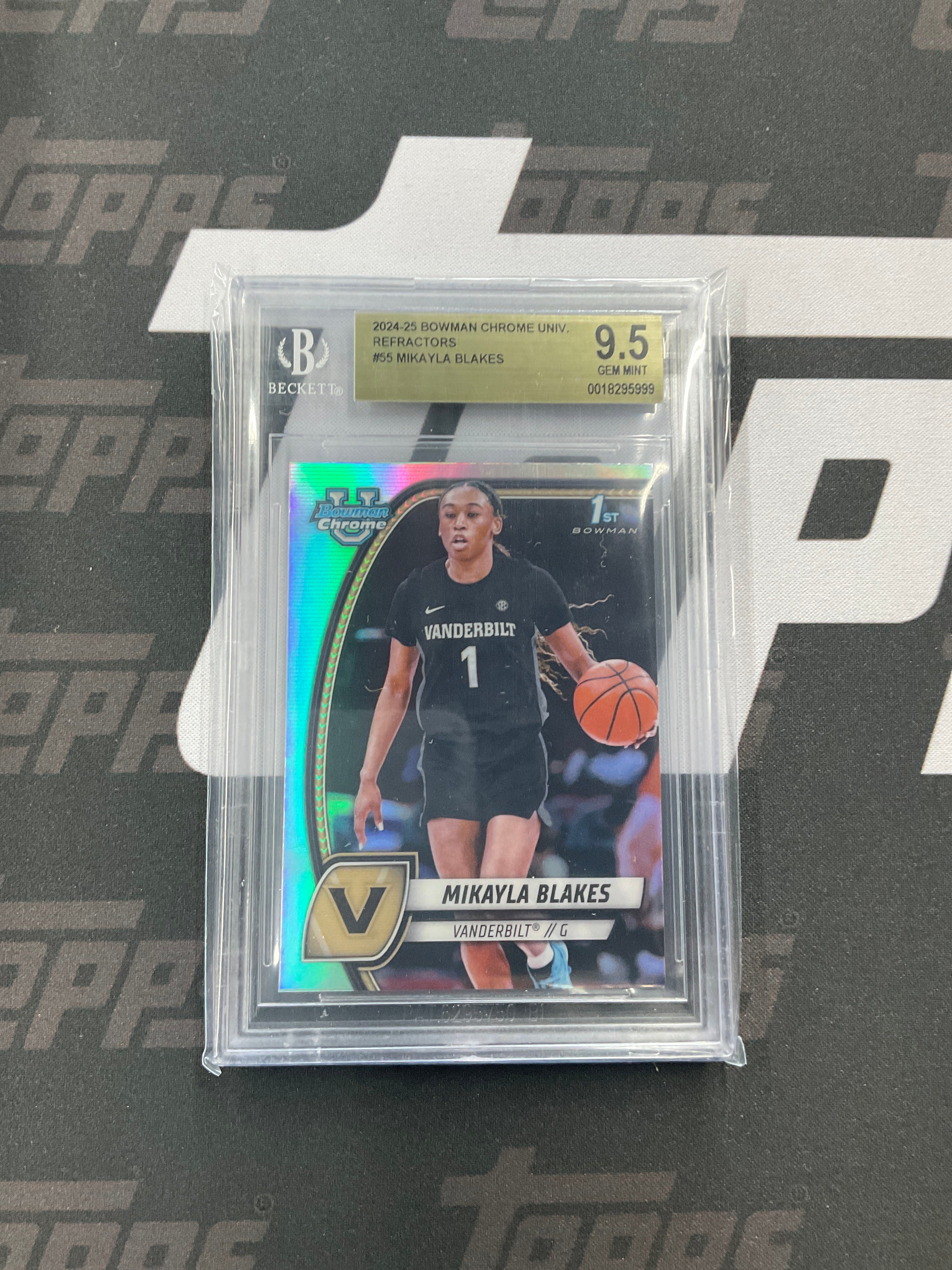 2024-25 Bowman U Mikayla Blakes Refractor BGS 9.5
