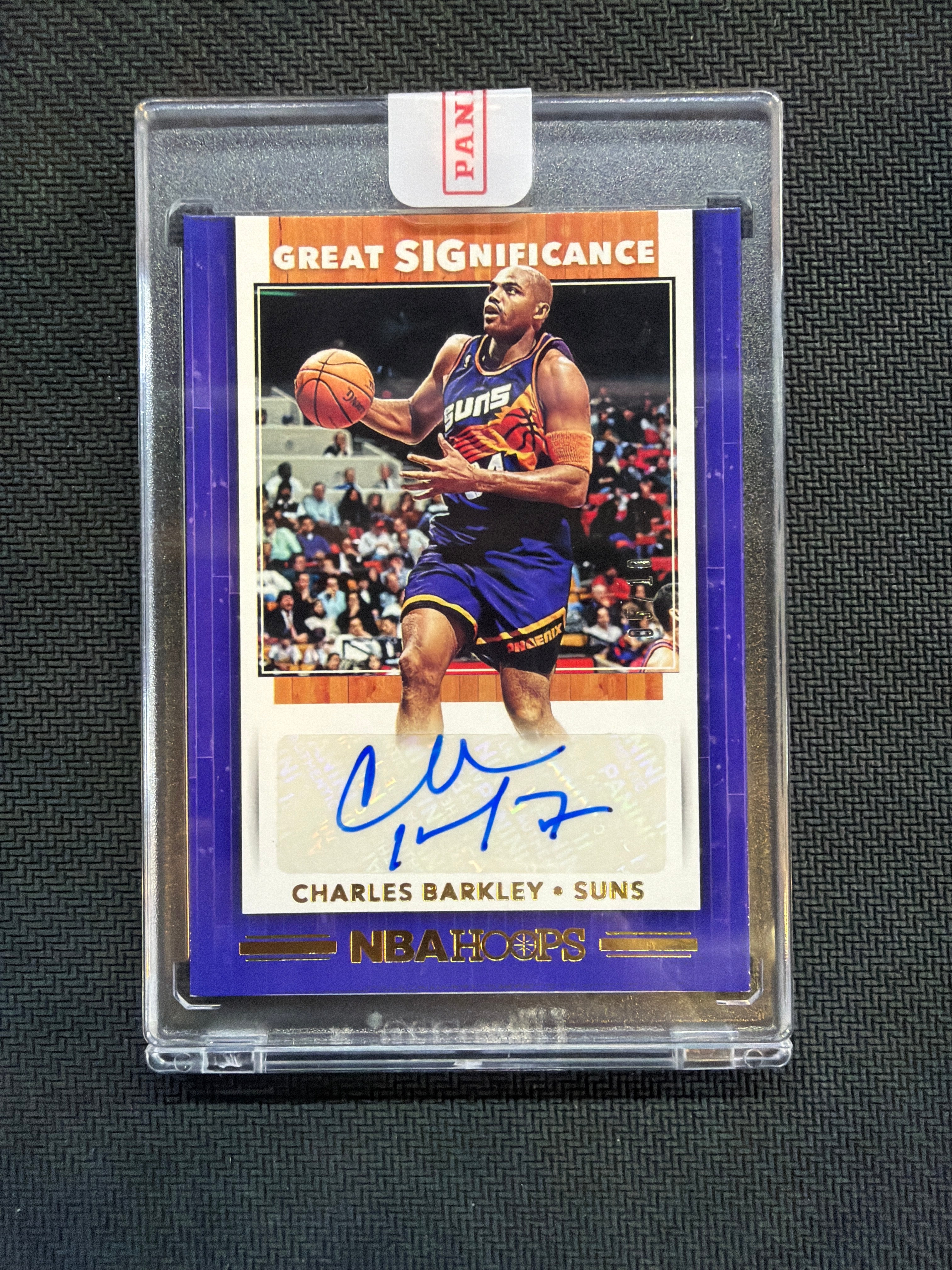 2019 Panini Hoops Charles Barkley Great Significance Auto /10 Gold
