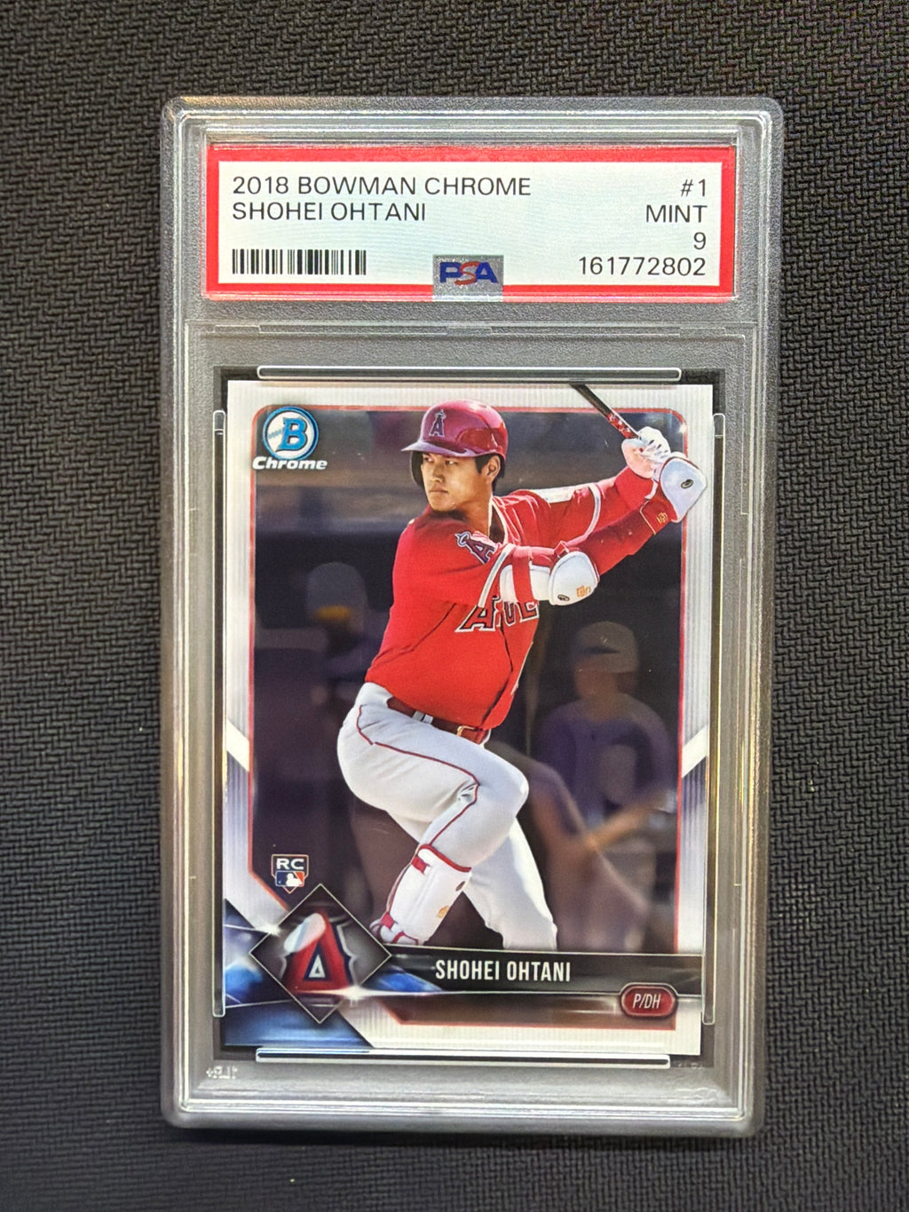 2018 Bowman Chrome Shohei Ohtani PSA 9