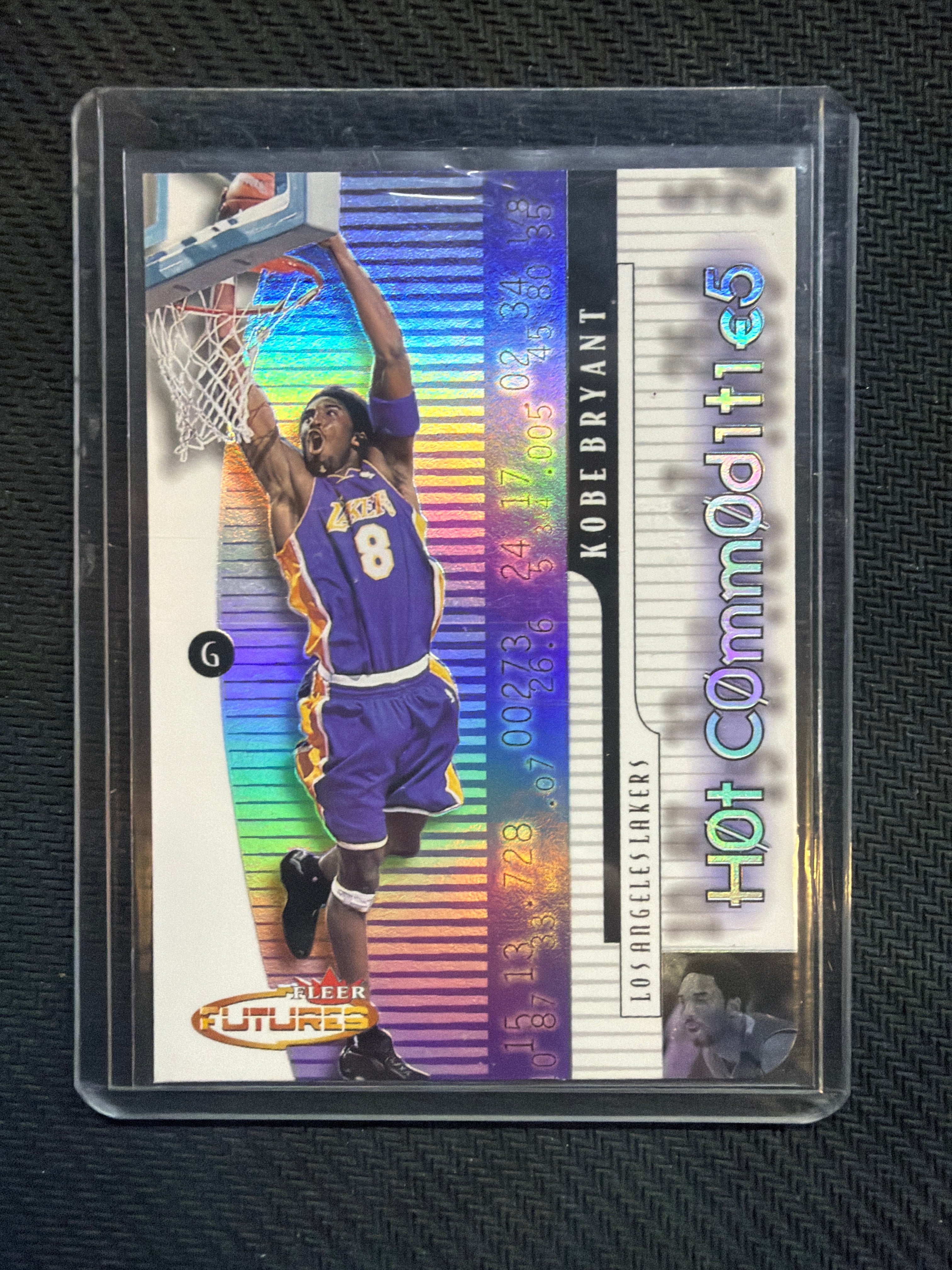 2001 Fleer Futures Kobe Bryant #2 Hot Commodities Lakers