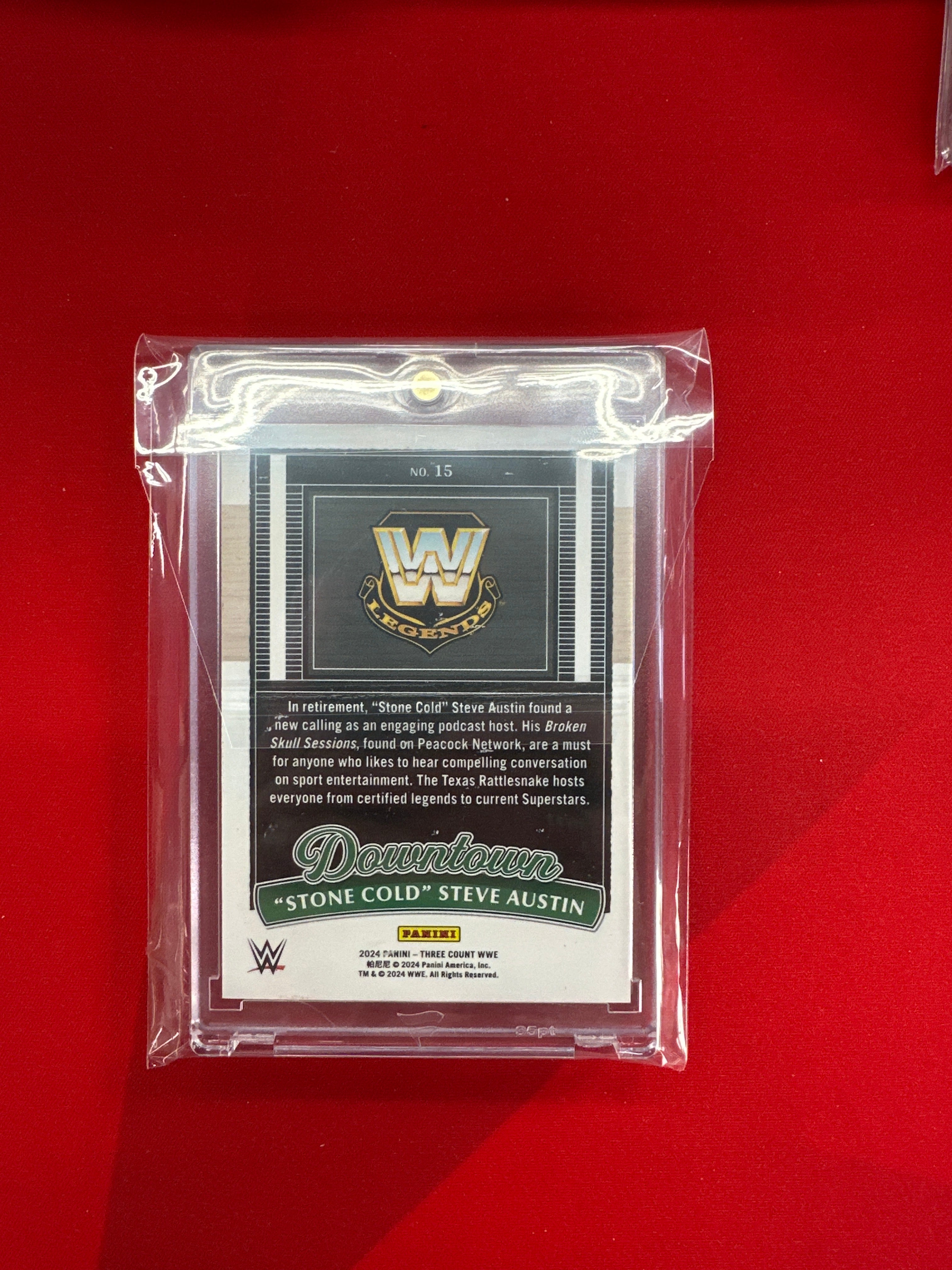 2024 Three Count Stone Cold Steve Austin Downtown! WWE