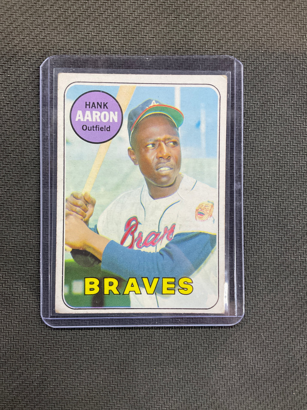 1969 Topps Hank Aaron Braves