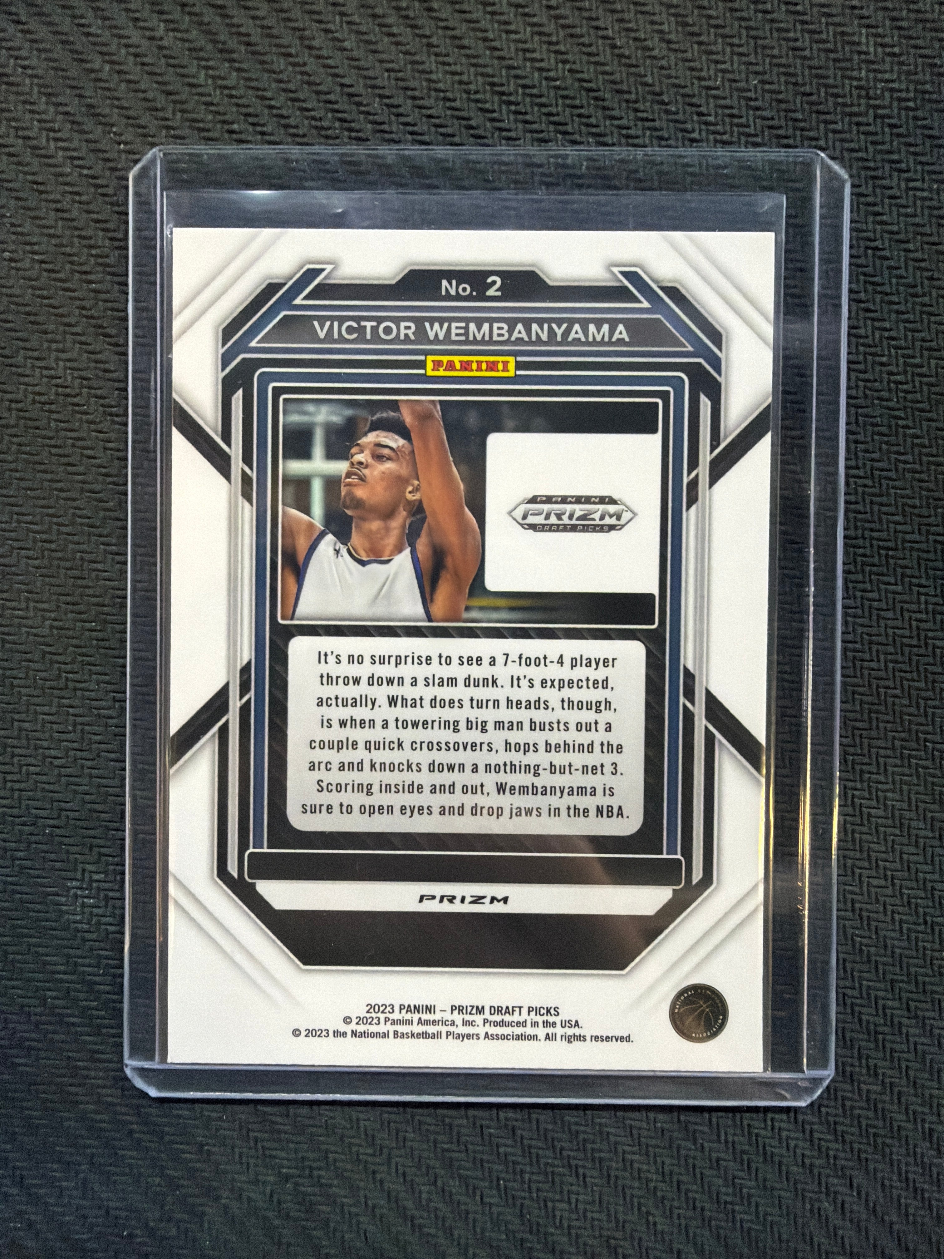 2023 Prizm Draft Picks Victor Wembanyama Green Rookie Spurs