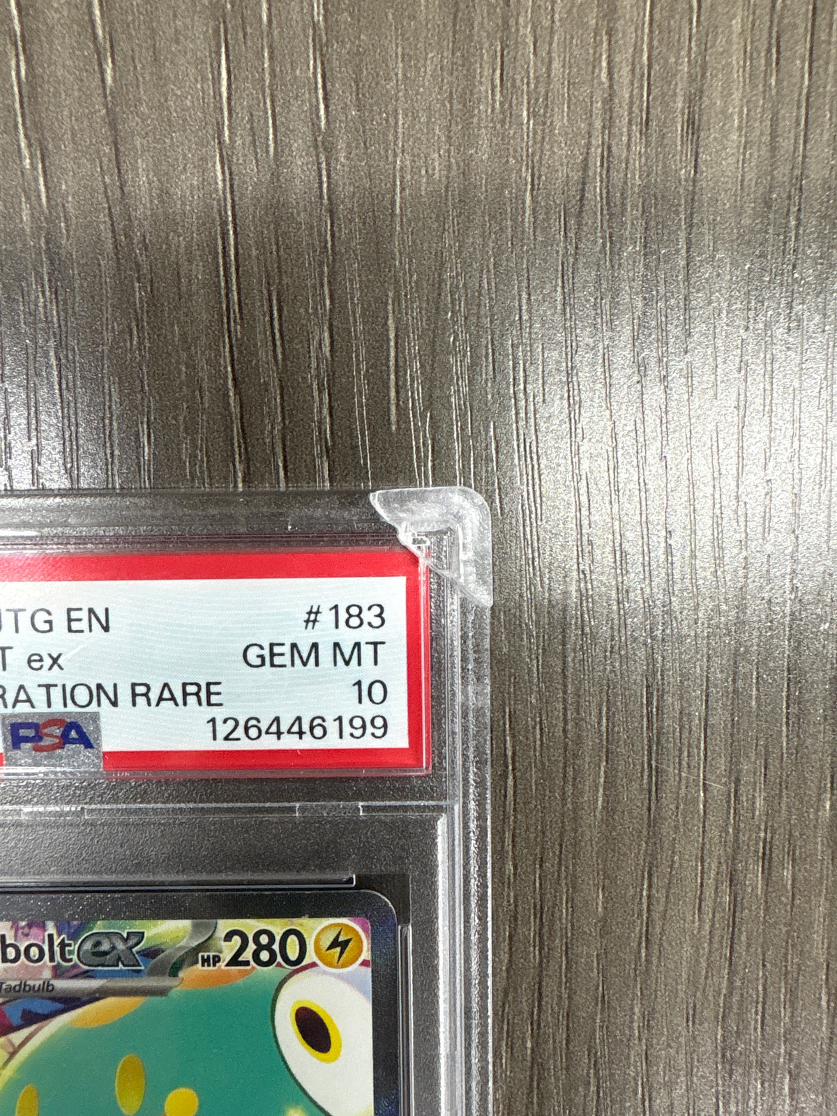 2025 Lillie's Bellibolt ex 183 PSA 10 *slight damage to top right corner