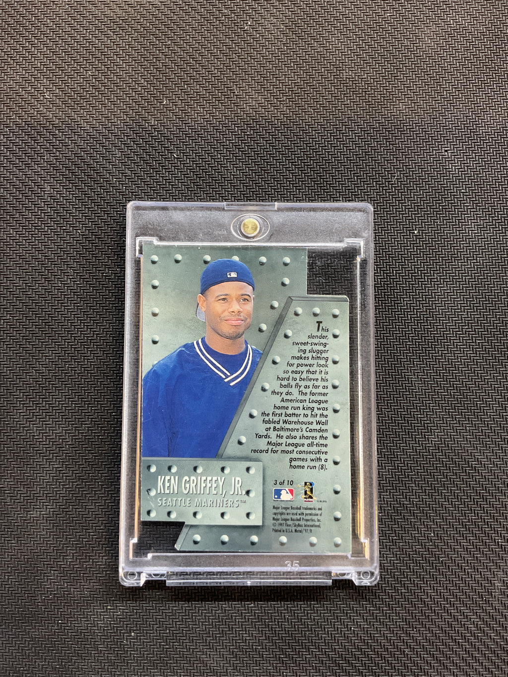 1997 Metal Universe Ken Griffey Jr. Titanium Mariners