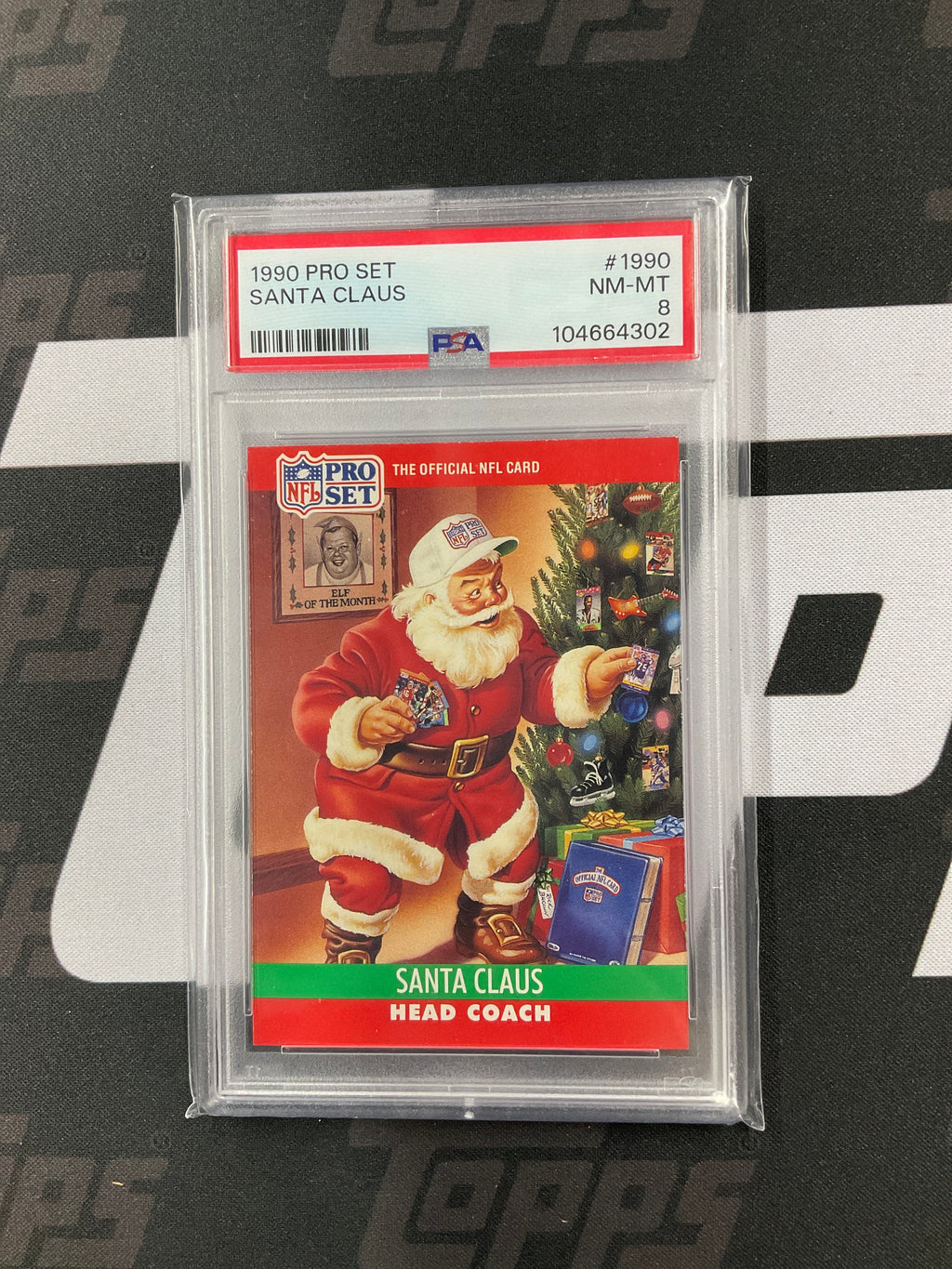 1990 Pro Set Santa Claus #1990 PSA 8