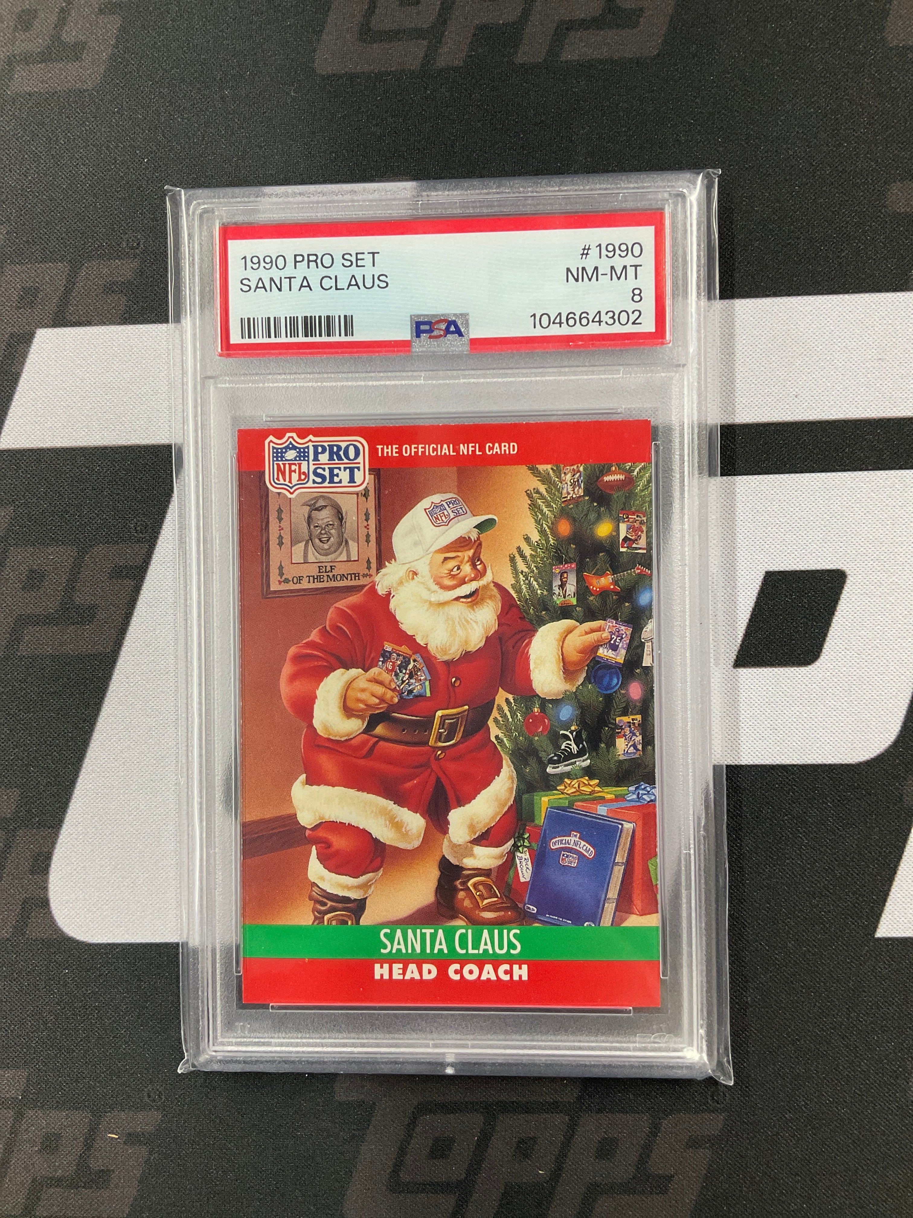 1990 Pro Set Santa Claus #1990 PSA 8