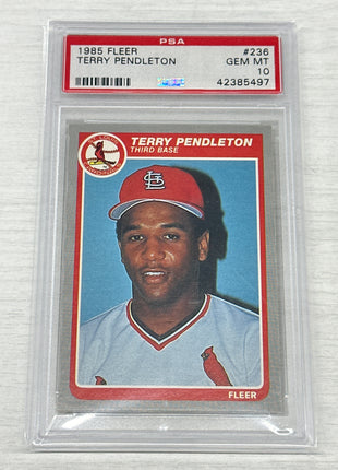 1985 Fleer Terry Pendleton PSA 10 #236