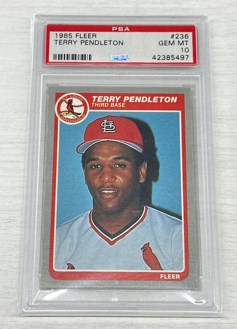 1985 Fleer Terry Pendleton PSA 10 #236