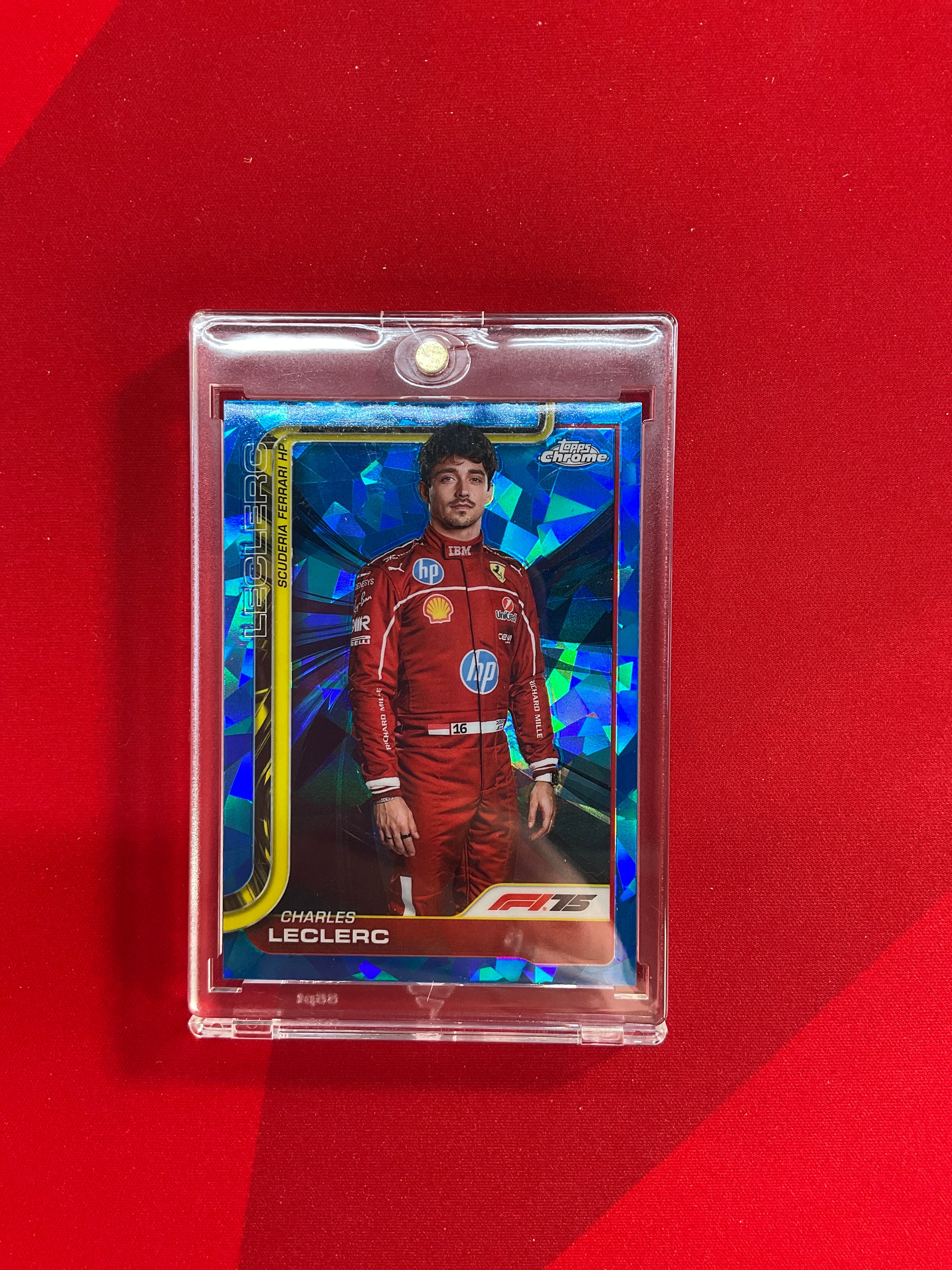 2025 Topps Chrome Sapphire Charles Leclerc #3 Ferrari F1