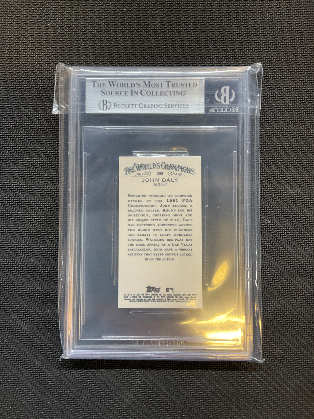 2024 Topps Allen & Ginter Mini John Daly Black BGS 9