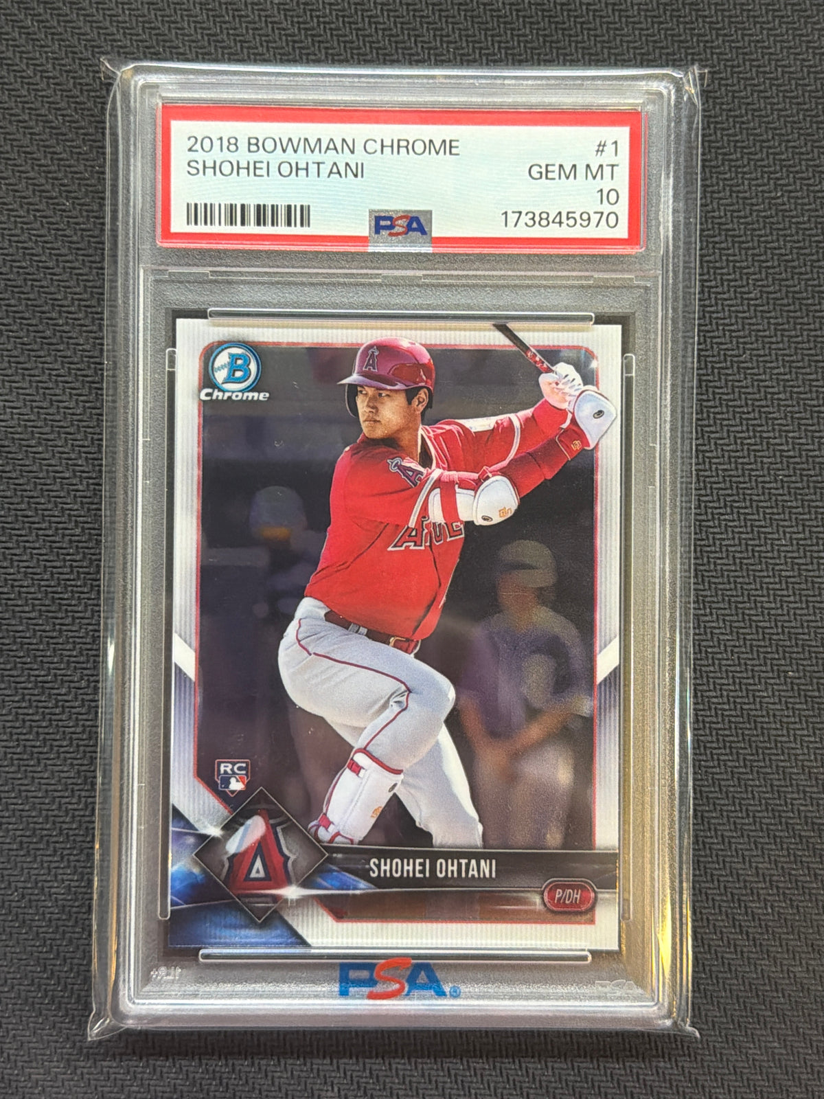 2018 Bowman Chrome Shohei Ohtani #1 Rookie PSA 10 970