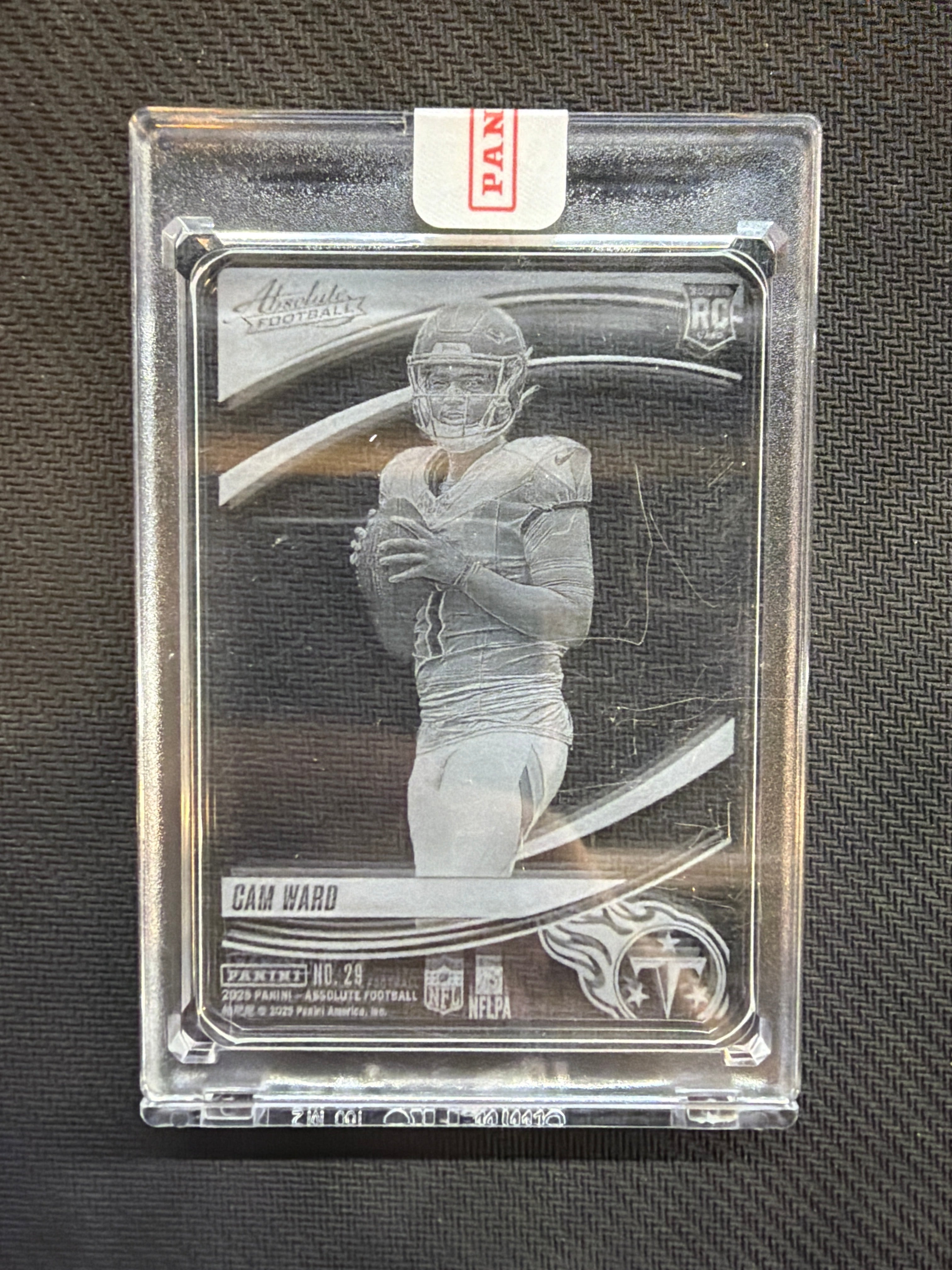 2025 Absolute Cam Ward Glass Case Hit Titans