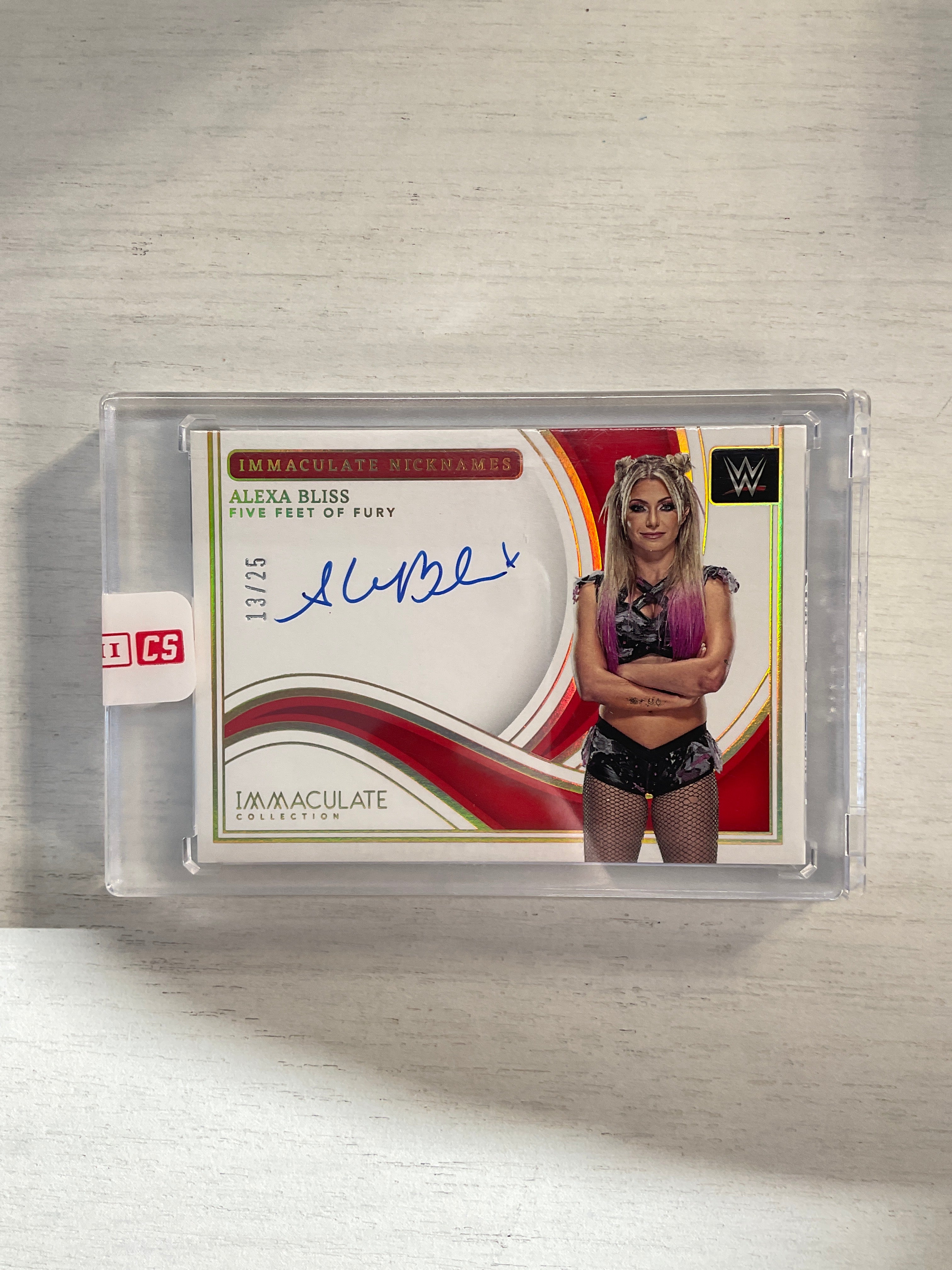 2023 Immaculate Alexa Bliss Nicknames Auto /25