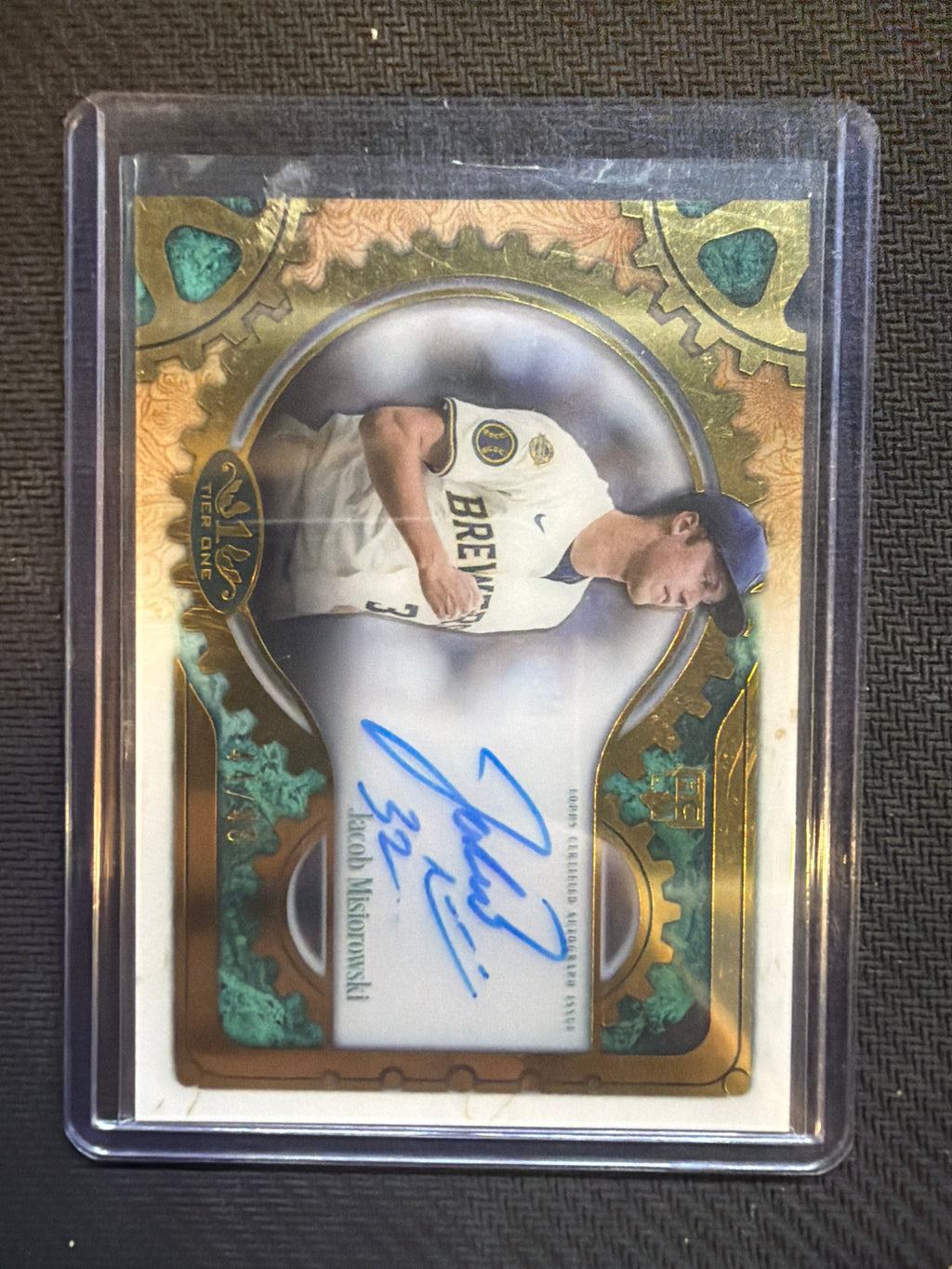 2026 Topps Tier One Jacob Misirowski Rookie Auto /49 Brewers