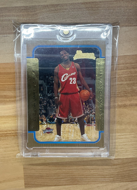 2003 Bowman LeBron James Gold Rookie #123
