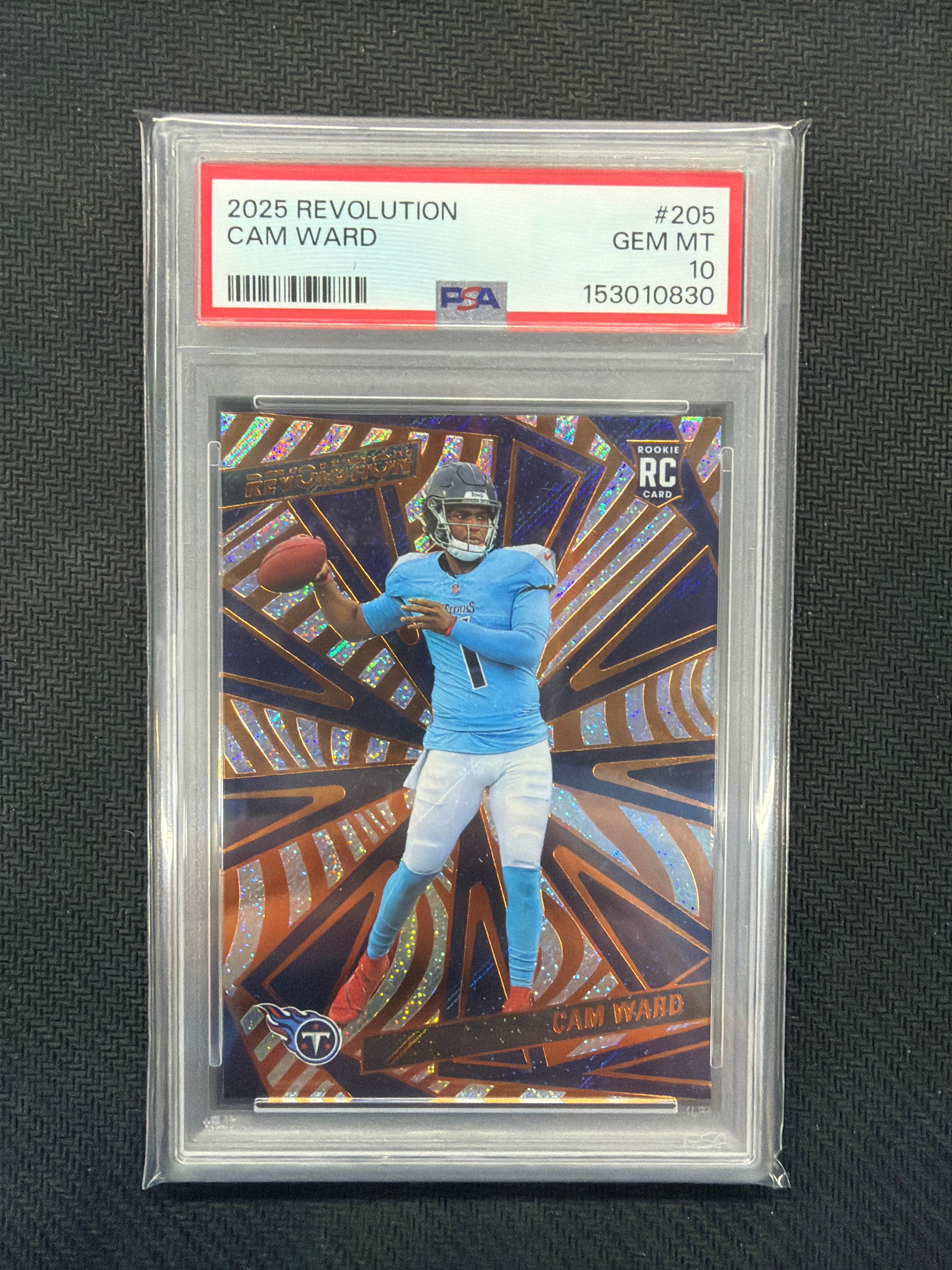 2025 Revolution Cam Ward Rookie #205 PSA 10