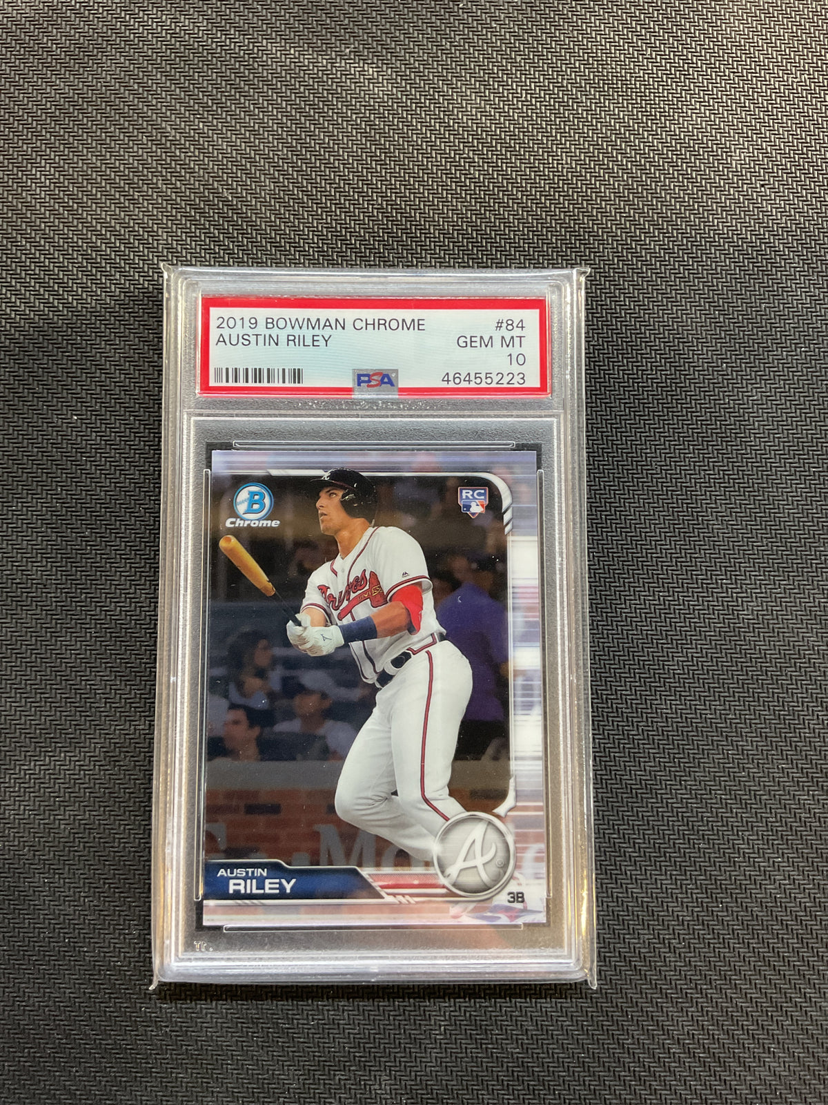2019 Bowman Chrome Austin Riley Rookie PSA 10 Braves