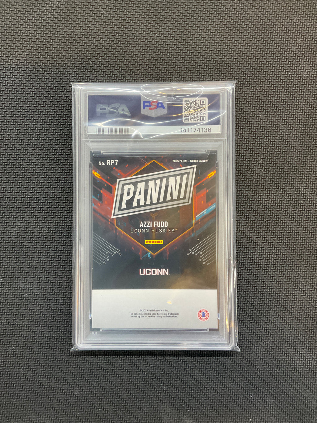 2025 Panini Cyber Monday Azzi Fudd /99 Rookie PSA 10 Uconn