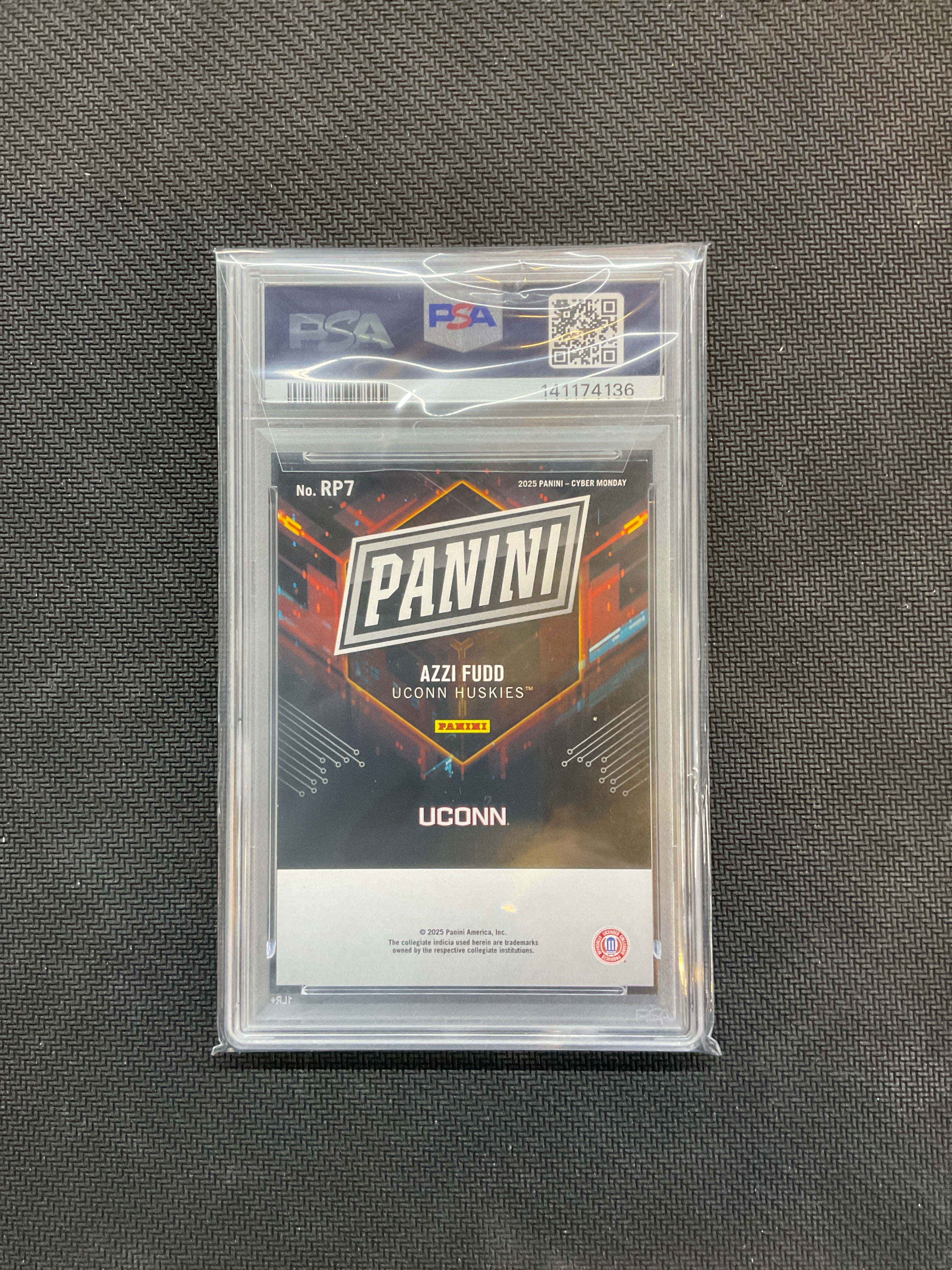 2025 Panini Cyber Monday Azzi Fudd /99 Rookie PSA 10 Uconn