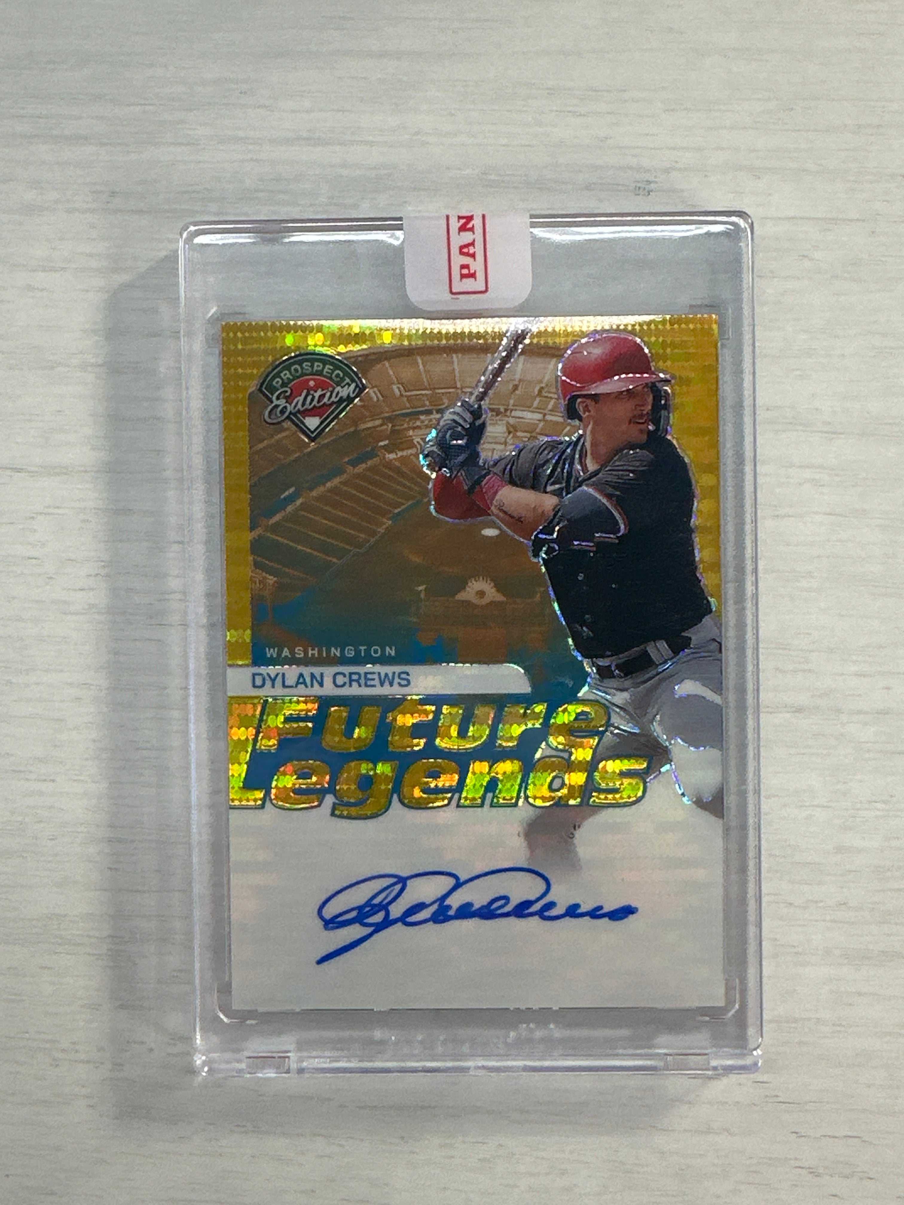 2024 Prospect Dylan Crews Gold Auto /10 Future